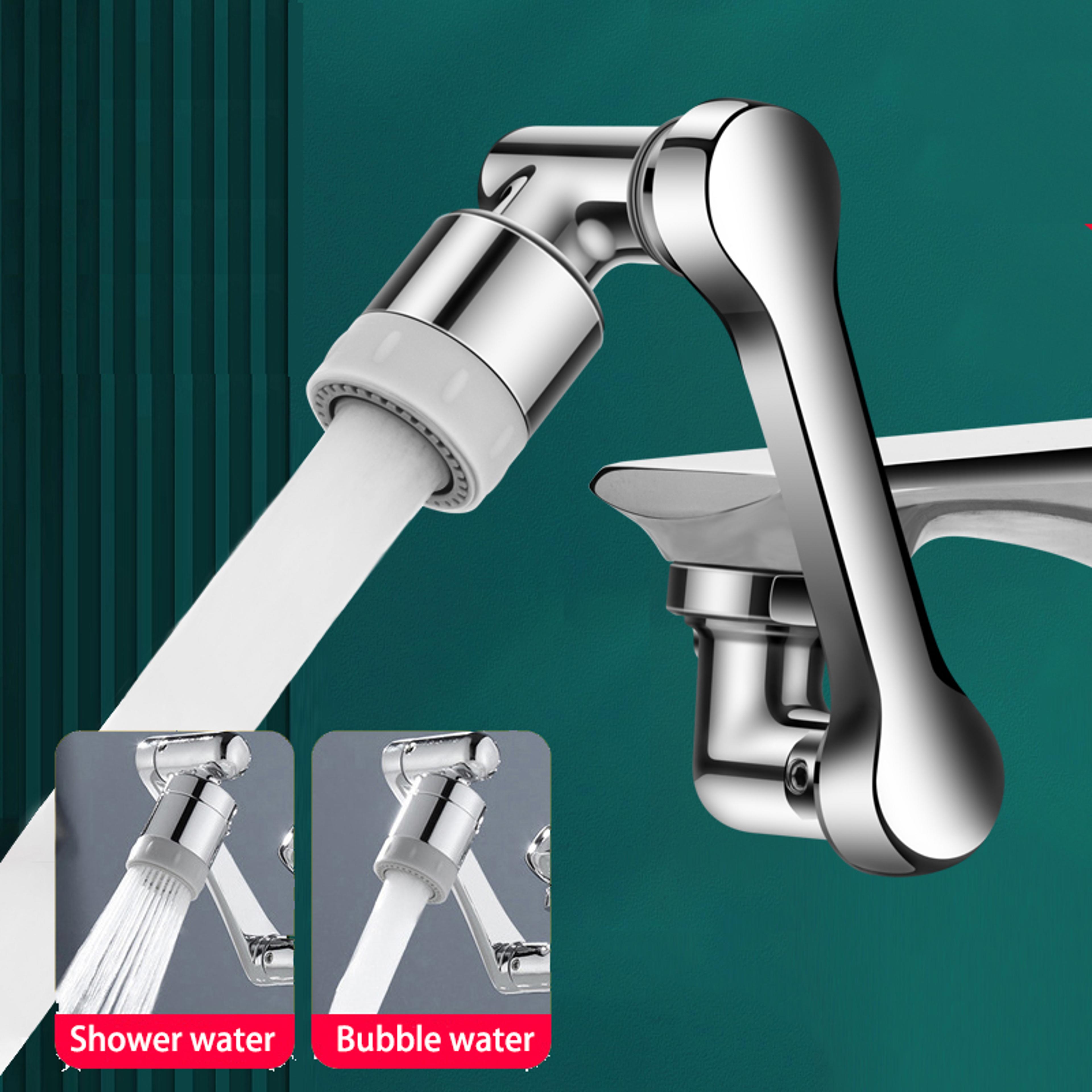 swivel faucet extender with dual spray modes universal tap aerator
