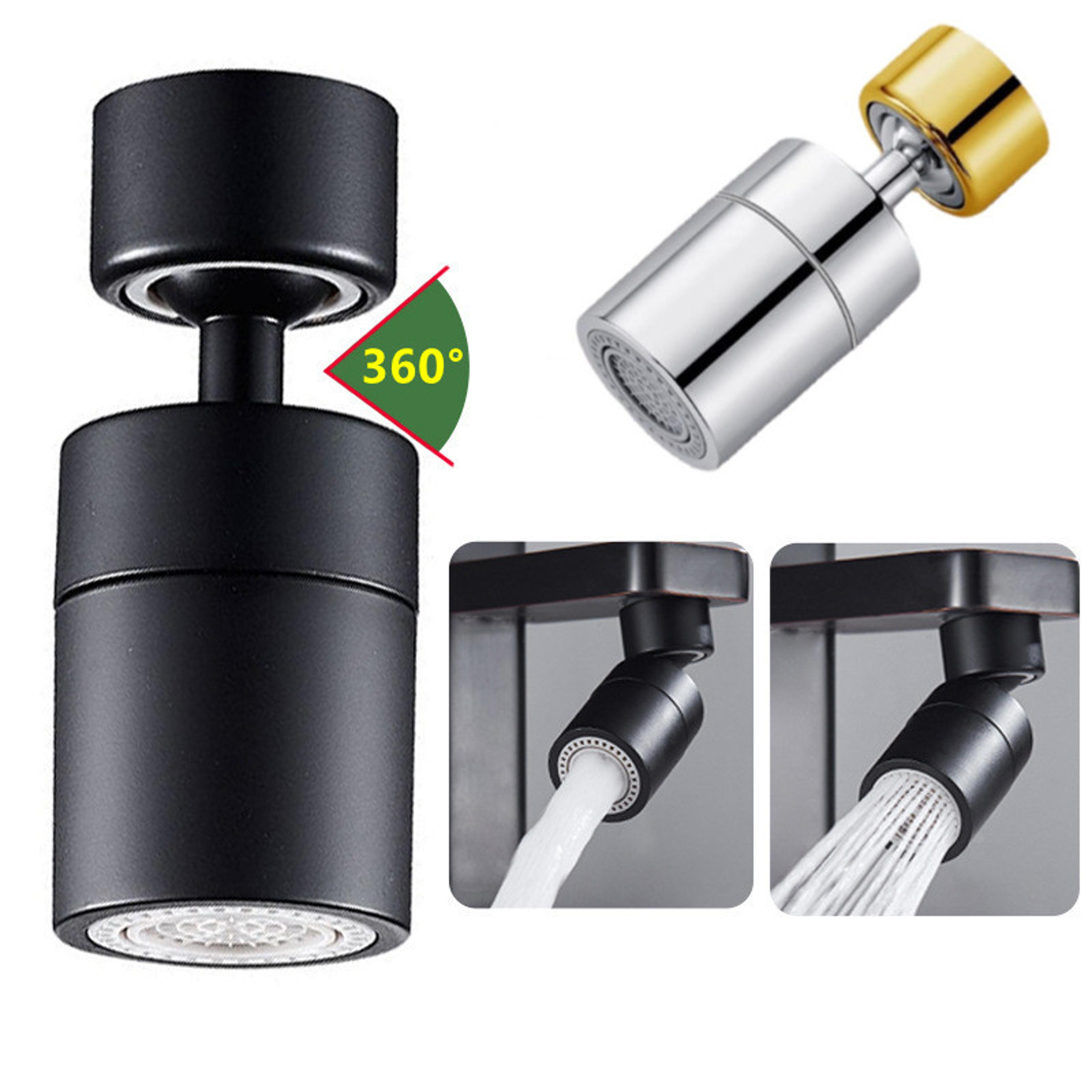 swivel faucet sprayer head with dual mode filter water saving aerator