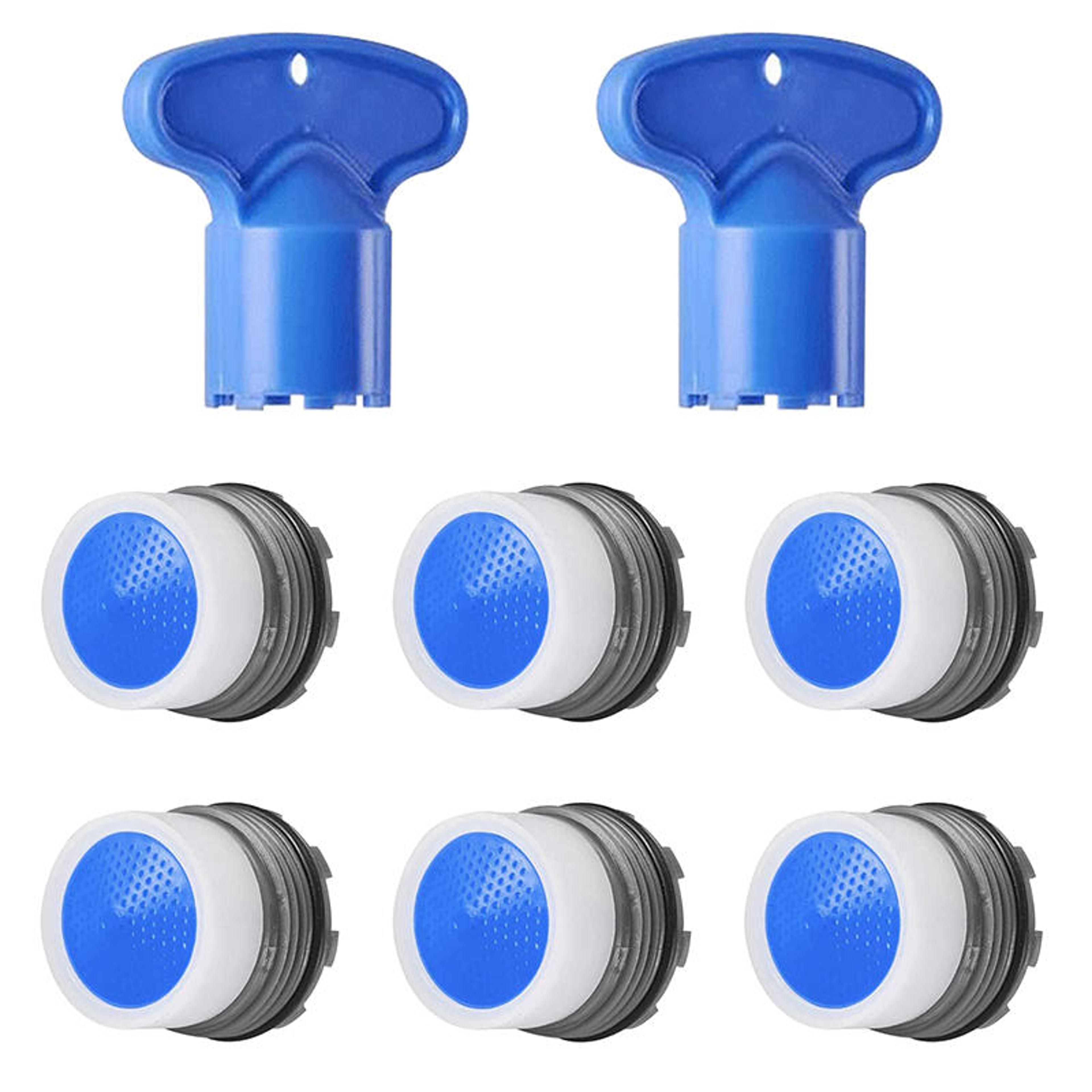 universal faucet aerator filter water saver with wrench for kitchen & bathroom taps