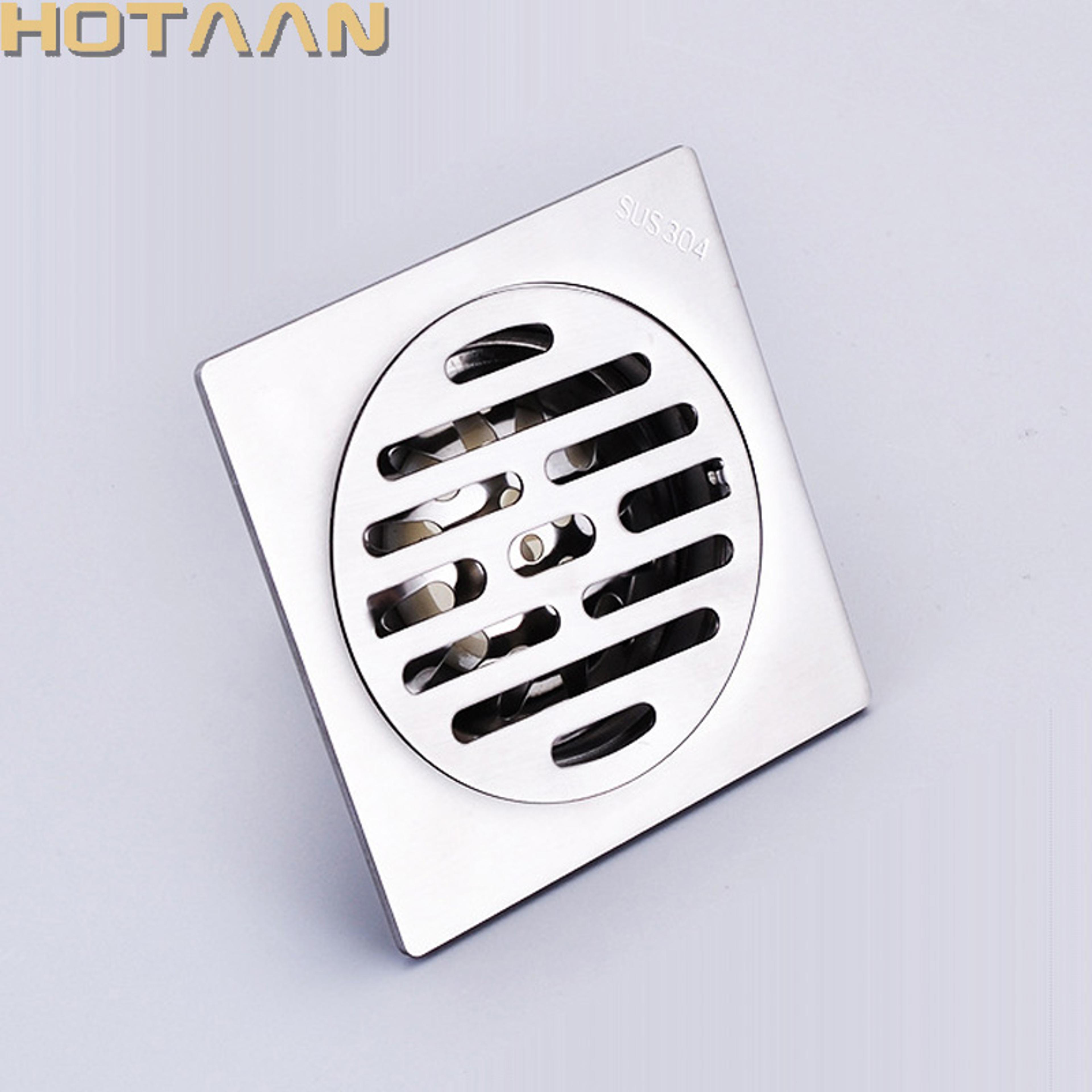 stainless steel floor drain anti odor bathroom shower drain cover