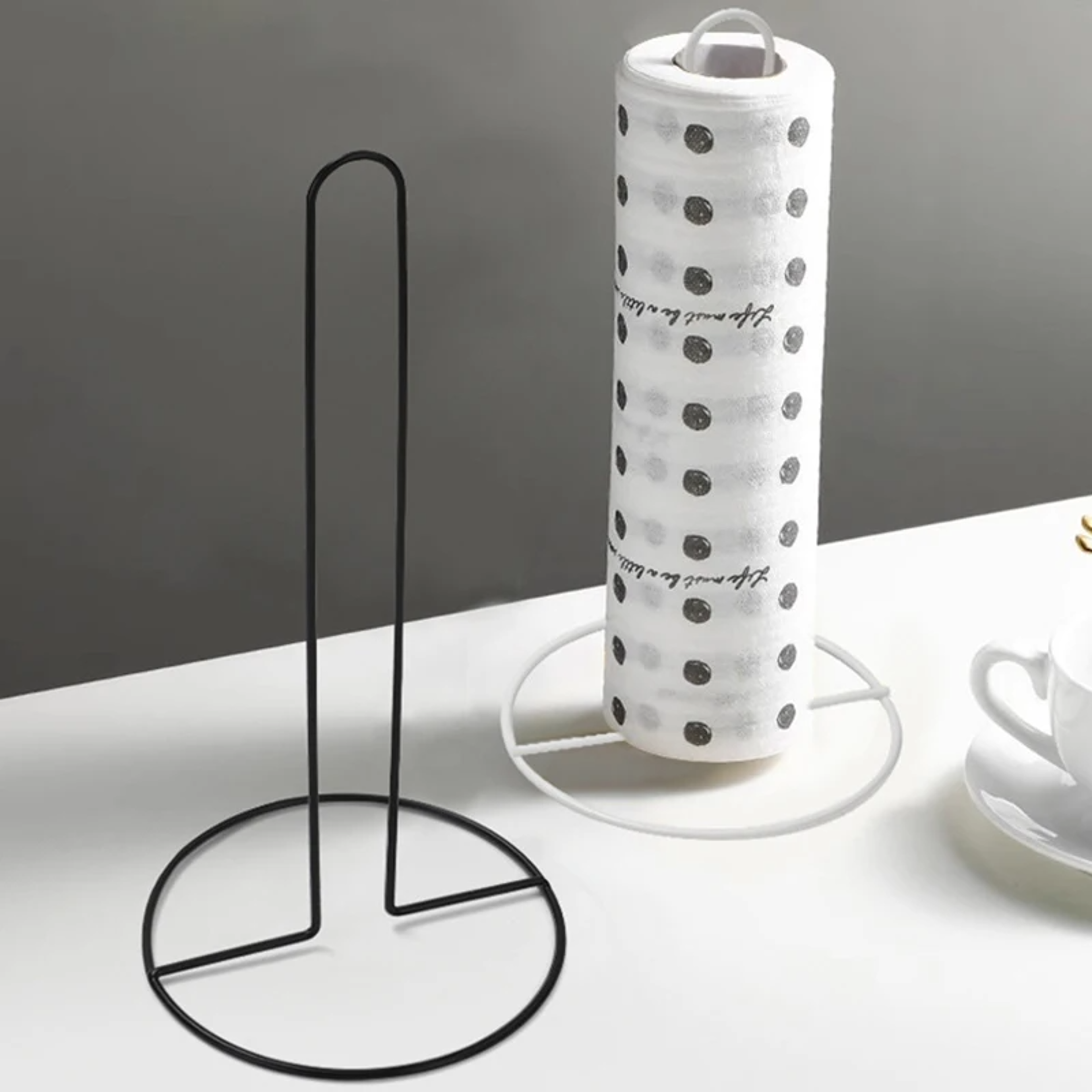 stainless steel paper towel holder wall mount rustproof kitchen roll dispenser rack