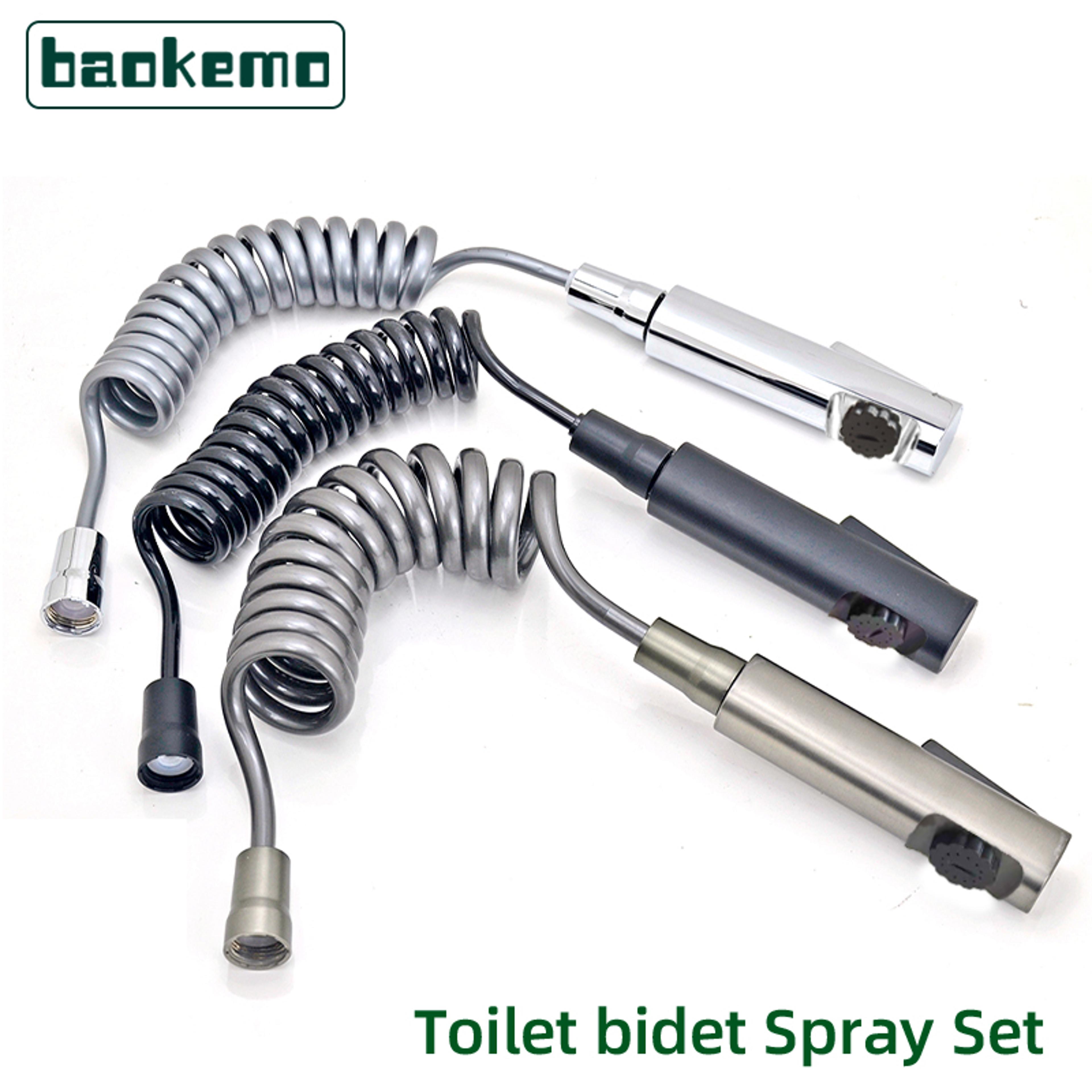 handheld bidet sprayer set with no drill bracket self cleaning toilet attachment