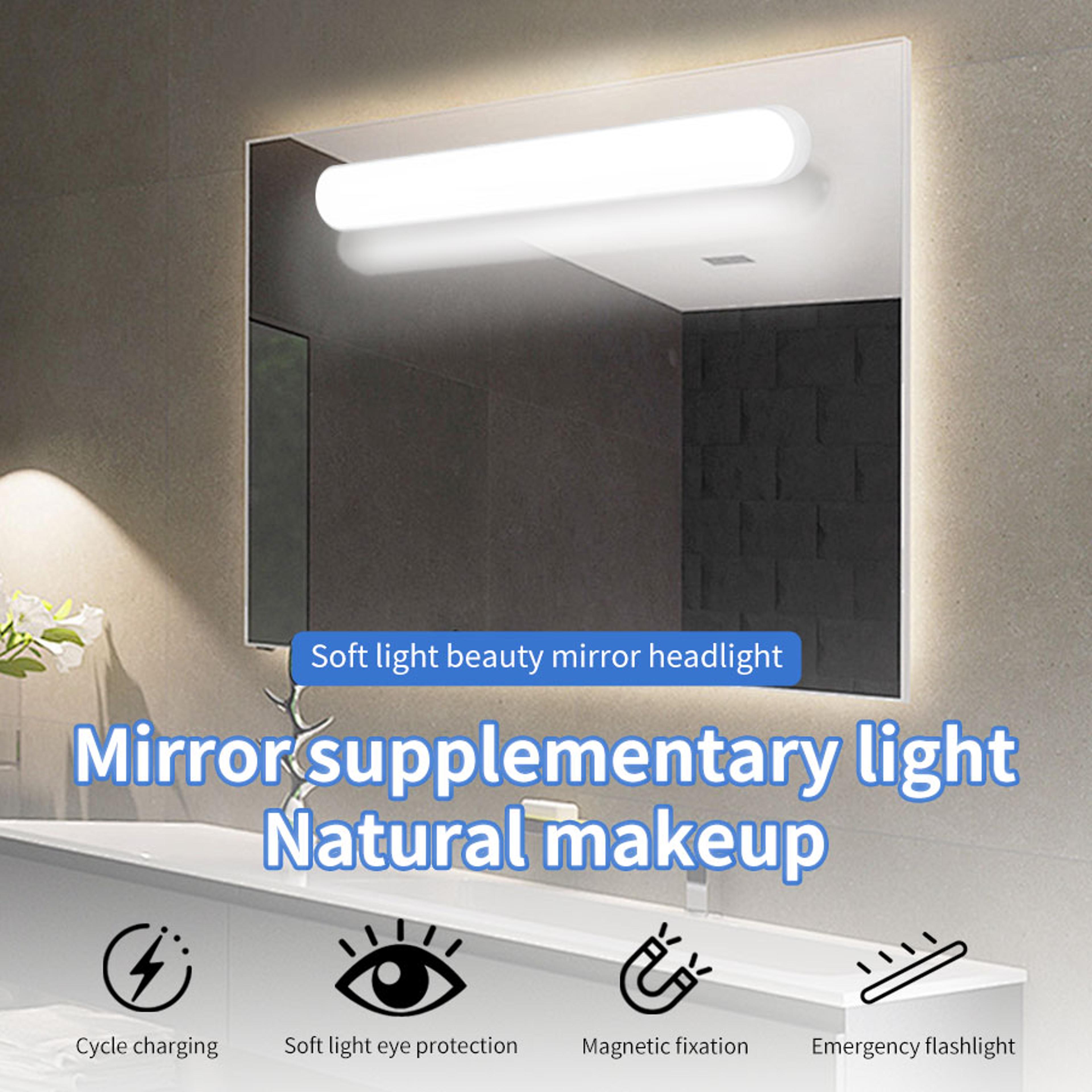 rechargeable led mirror light magnetic closet lamp for makeup and reading