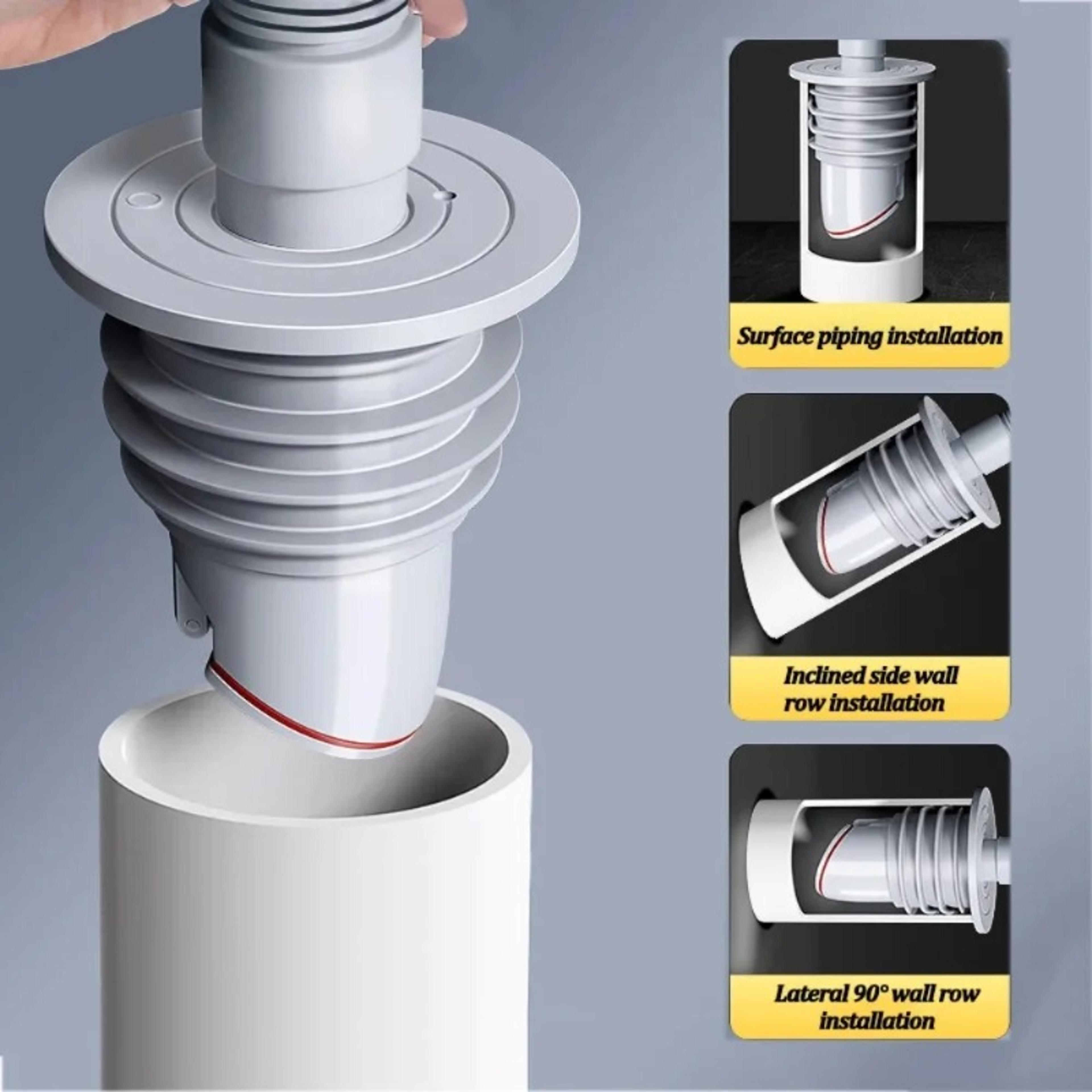 universal sink drain seal anti odor drain stopper leak proof floor drain connector