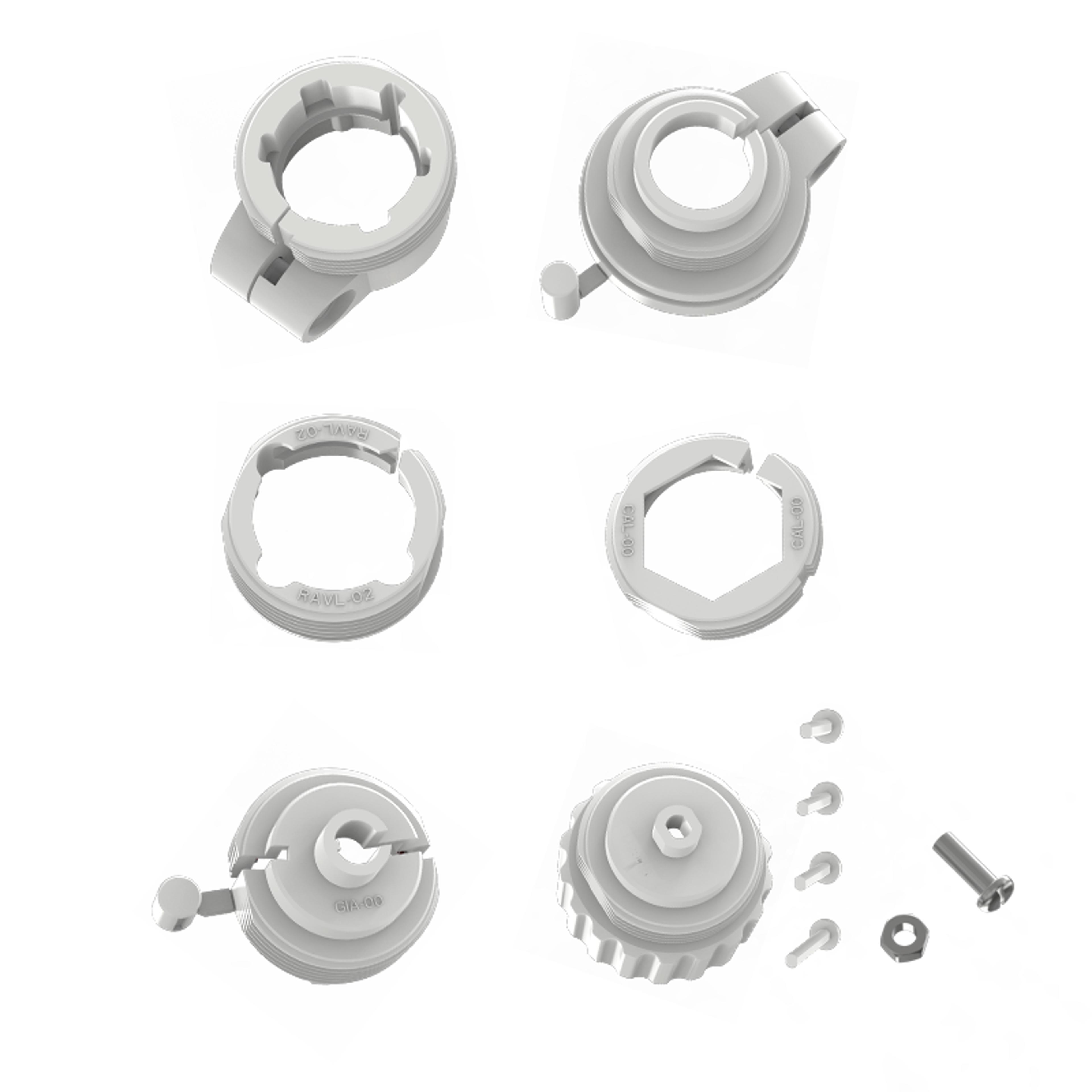 smart radiator thermostat adapter kit for tuya zigbee wifi trv connectors