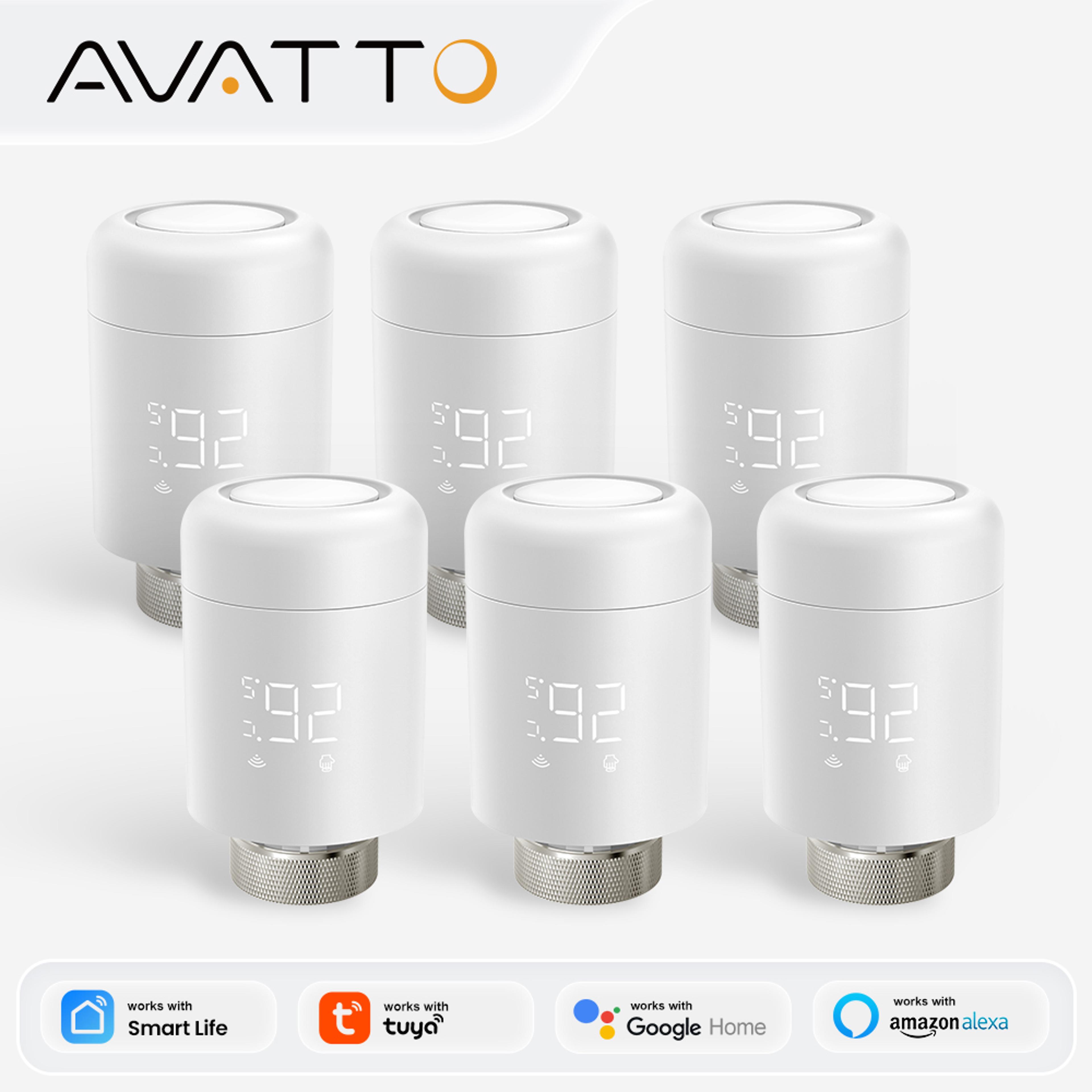smart radiator valve wifi thermostat controller with alexa google home support