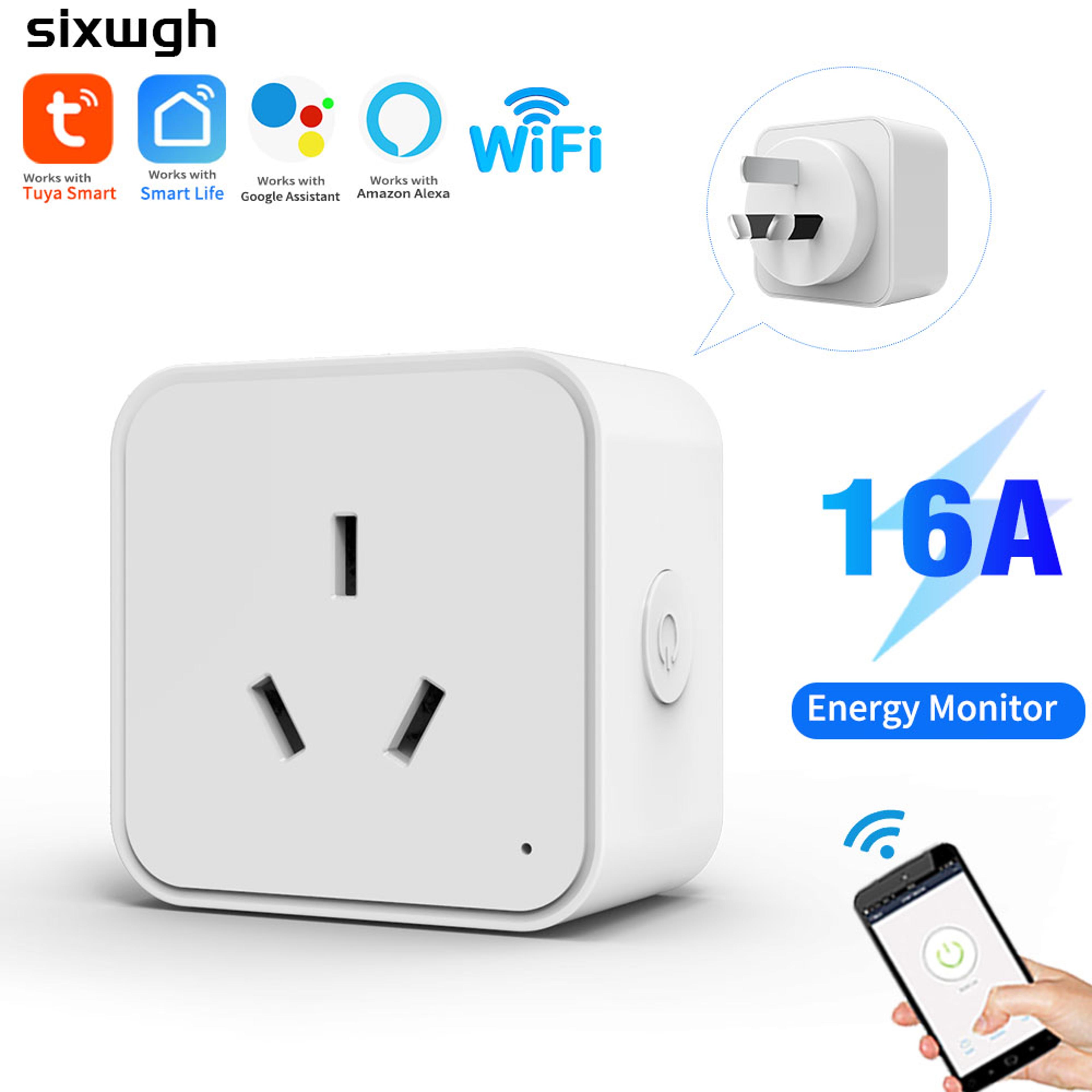 smart wifi power strip with usb tuya app remote control surge protector timer outlet
