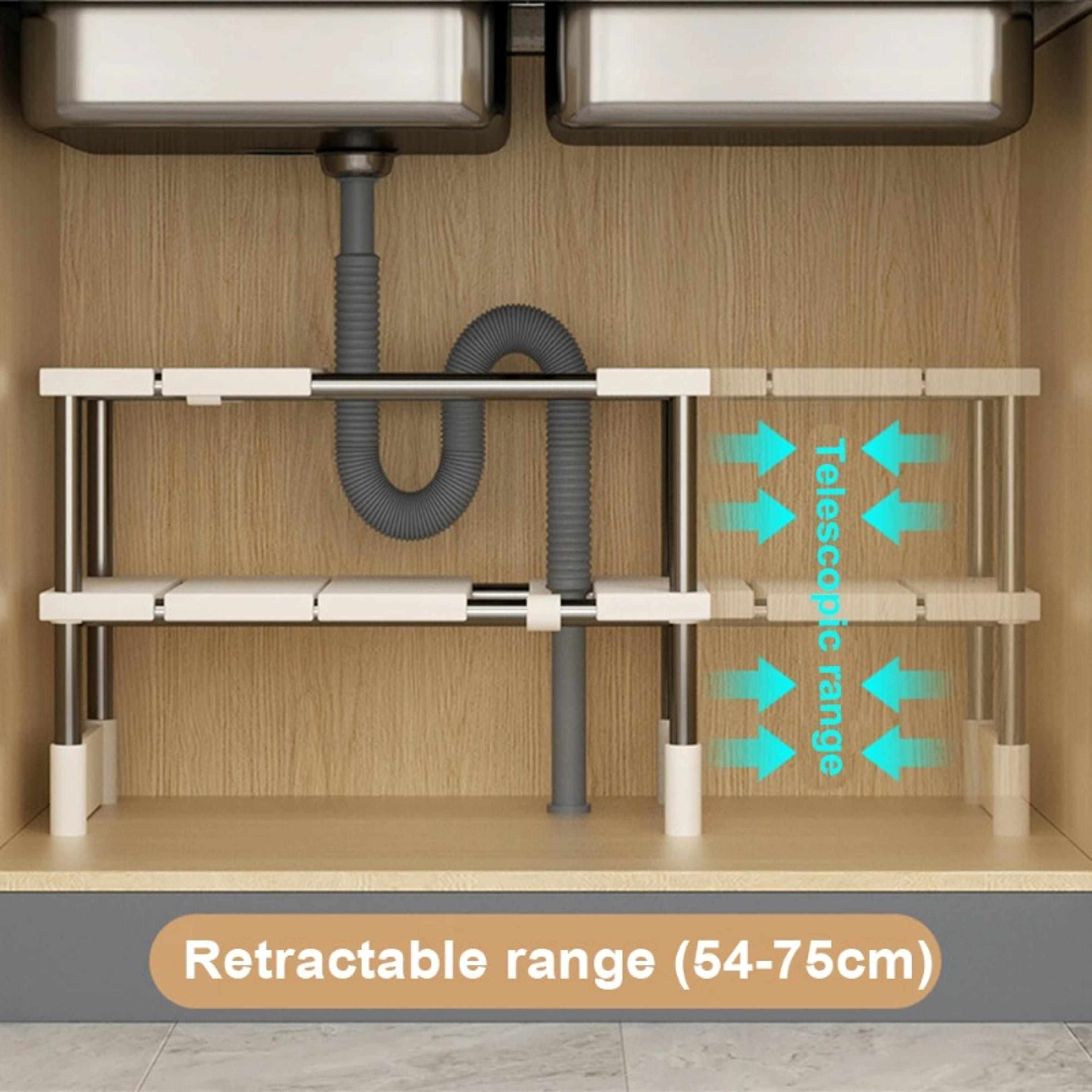 adjustable stackable storage rack closet organizer shelves for wardrobe and kitchen