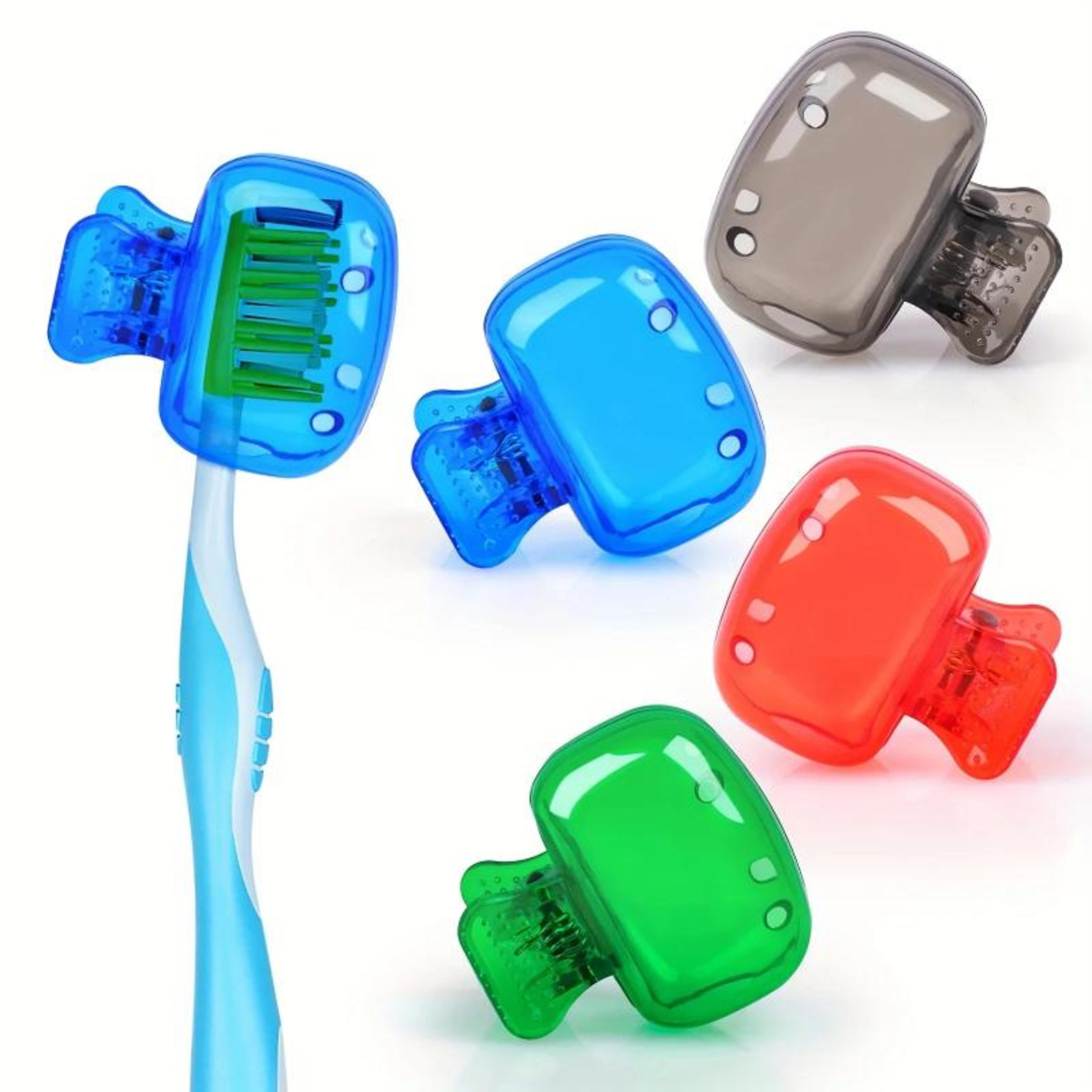 portable toothbrush head covers set travel hygienic cap case pack