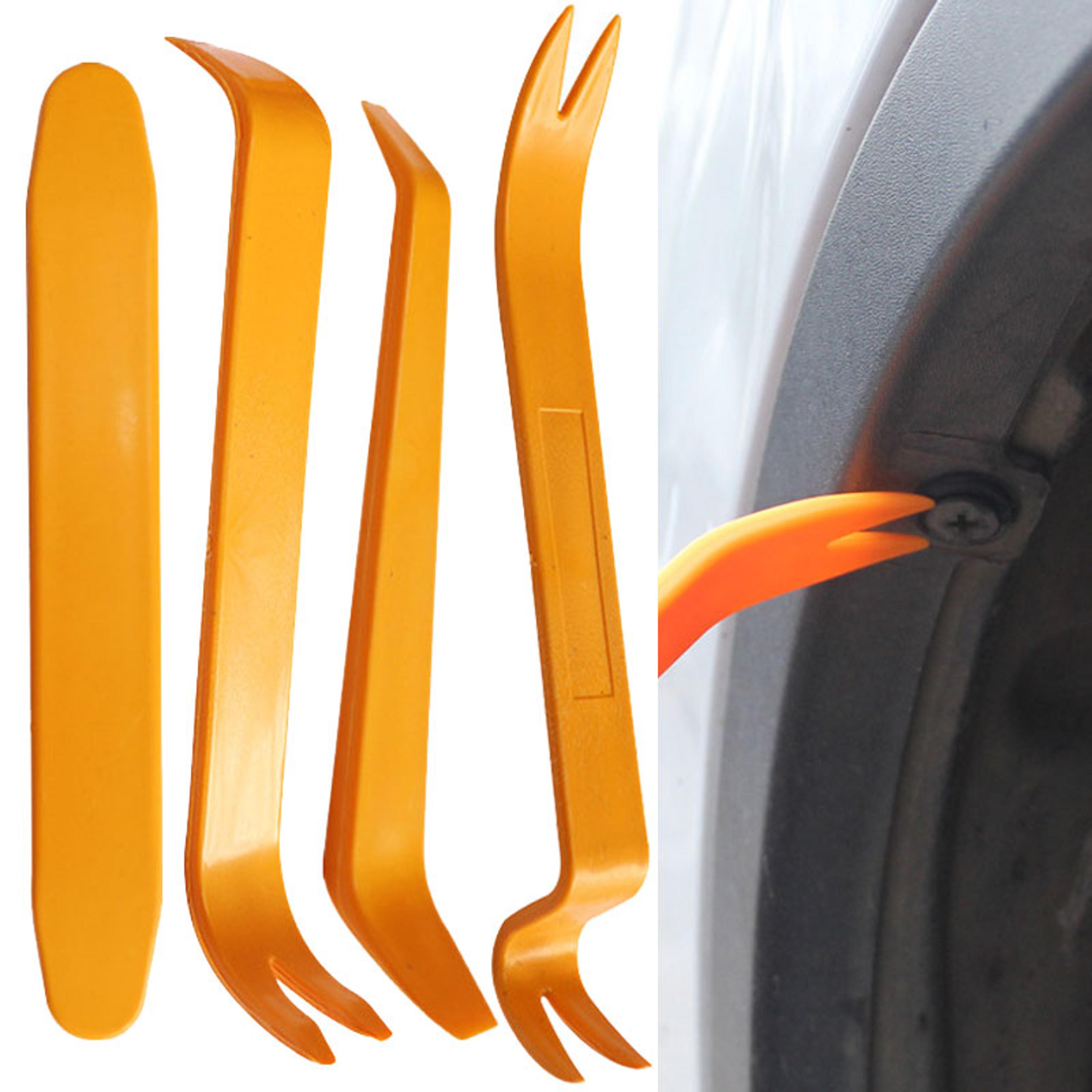 car trim removal tool kit for dashboard panels and door clips