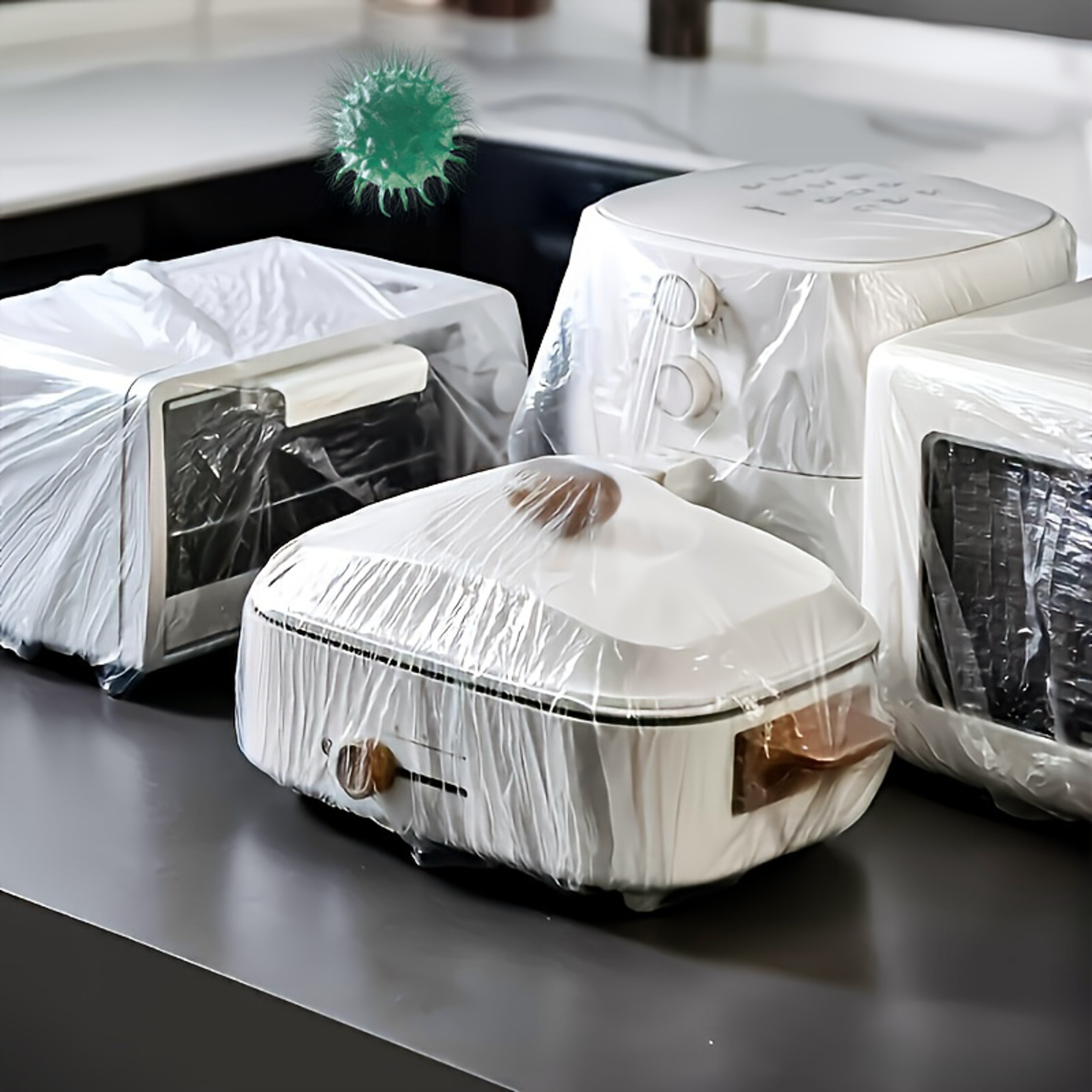 reusable vacuum cleaner dust covers transparent storage protectors