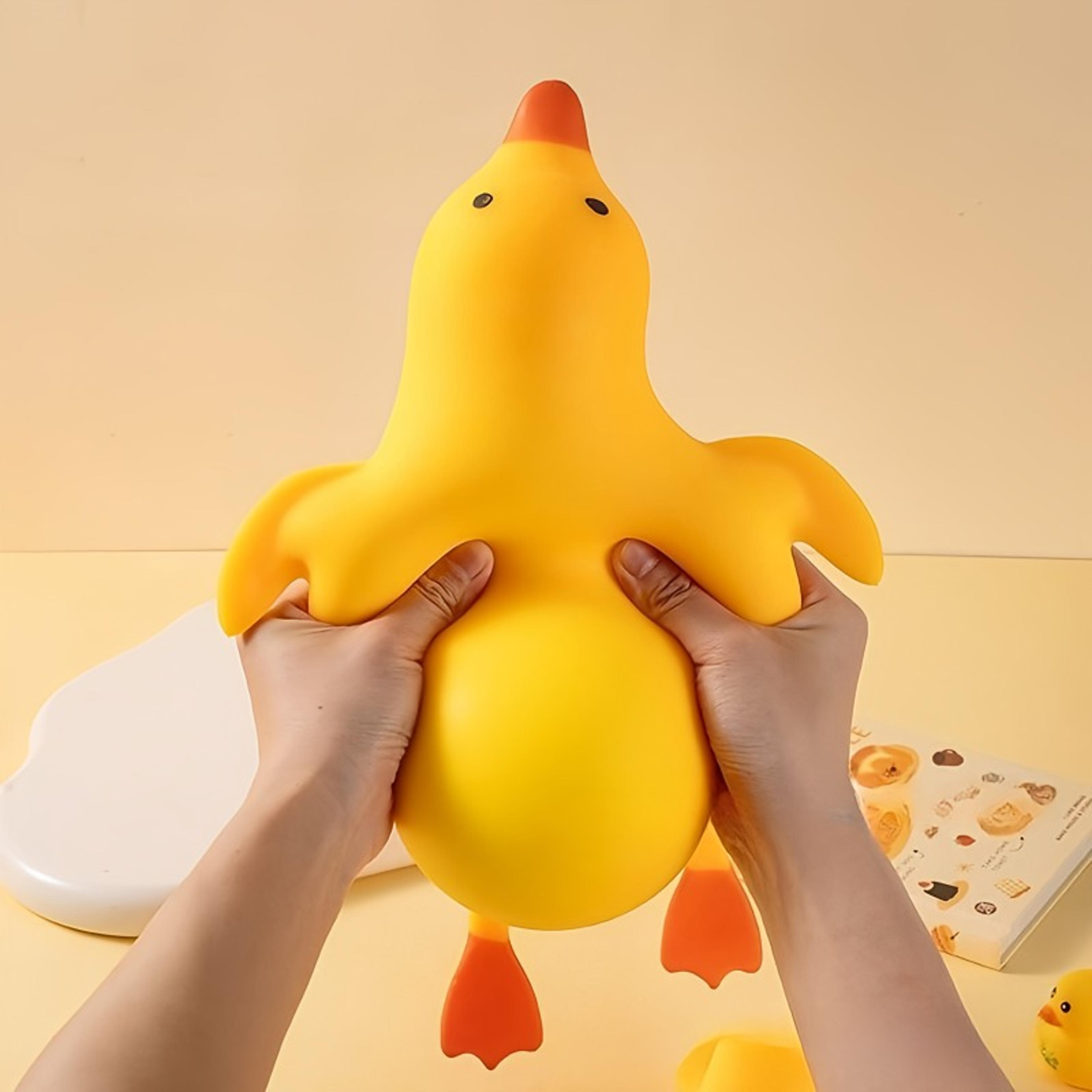 cute squishy duck stress toy soft squeeze fidget for anxiety relief