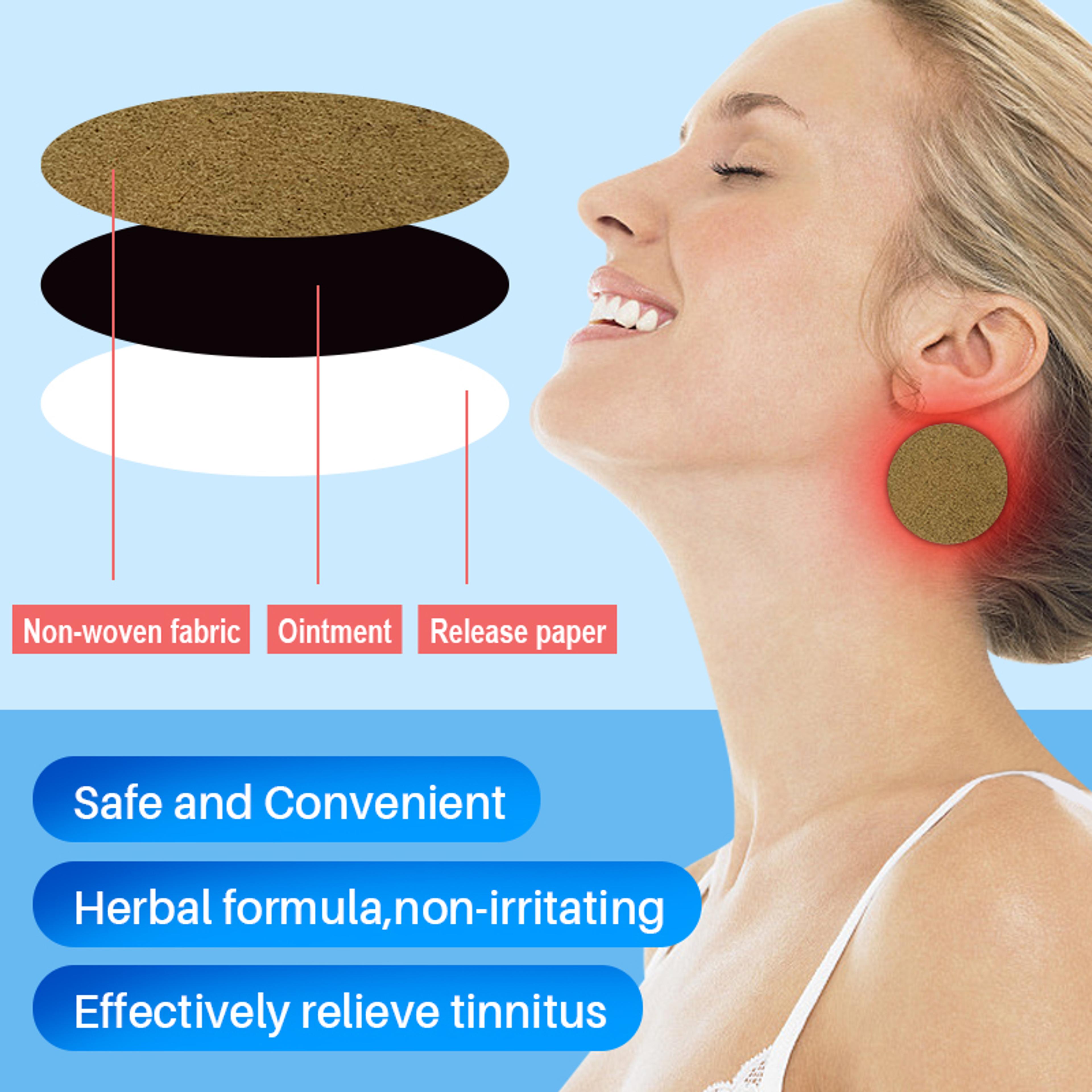 tinnitus relief patch for ear ringing & sleep support natural nerve soothing ear care