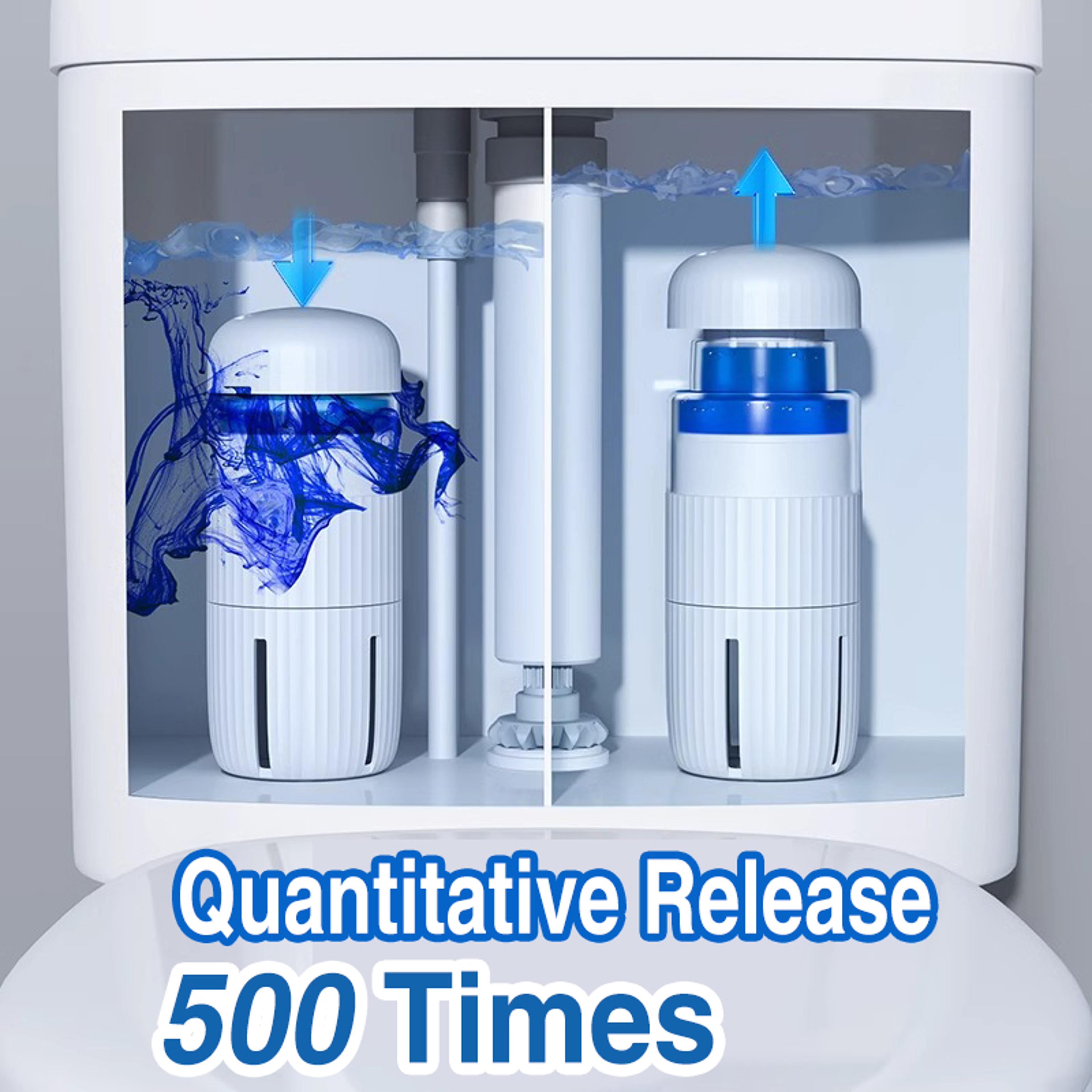 automatic toilet cleaner tablets fresh scent descaler deodorizer liquid solution