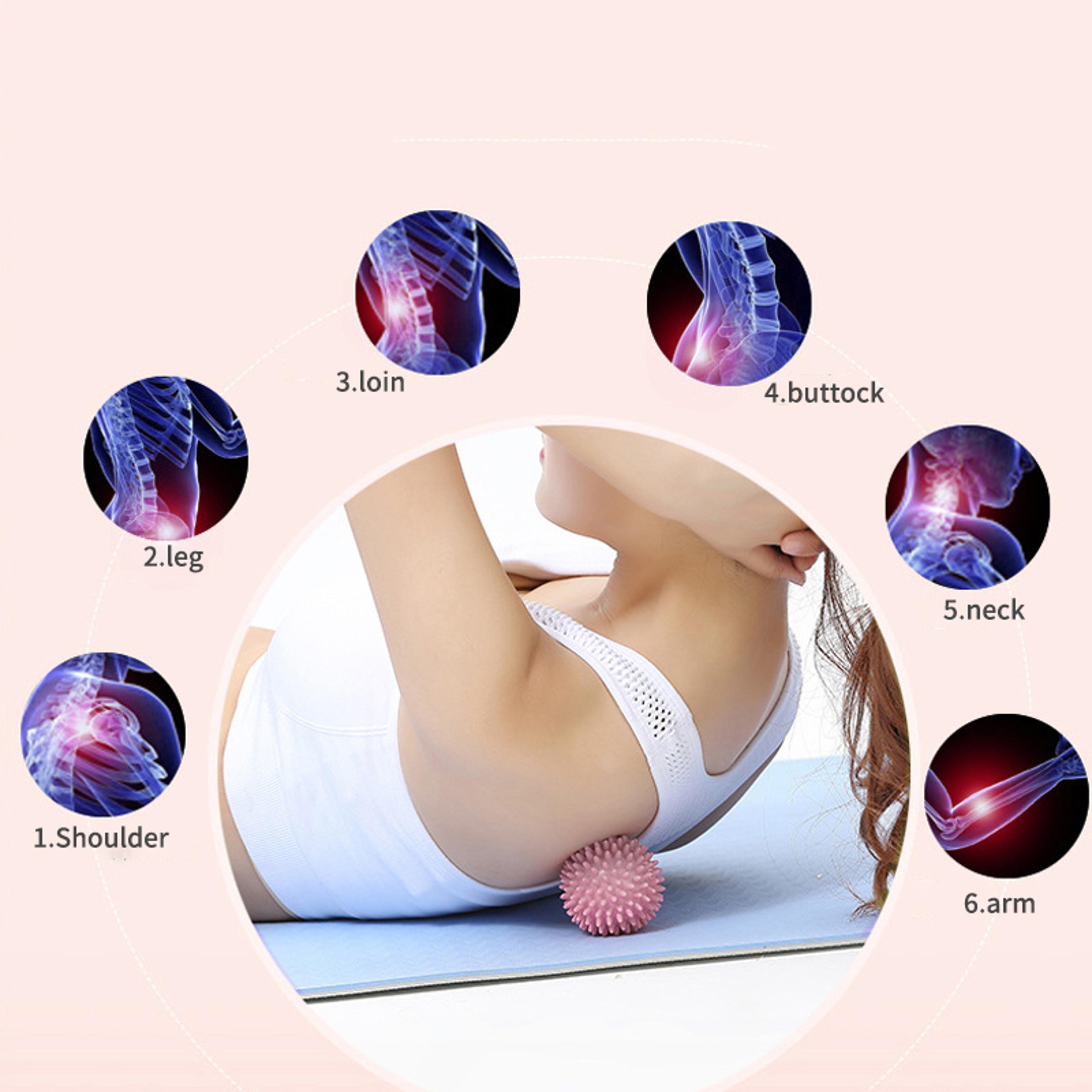 hedgehog spiky massage ball for muscle relief fascia therapy and foot pain relaxation