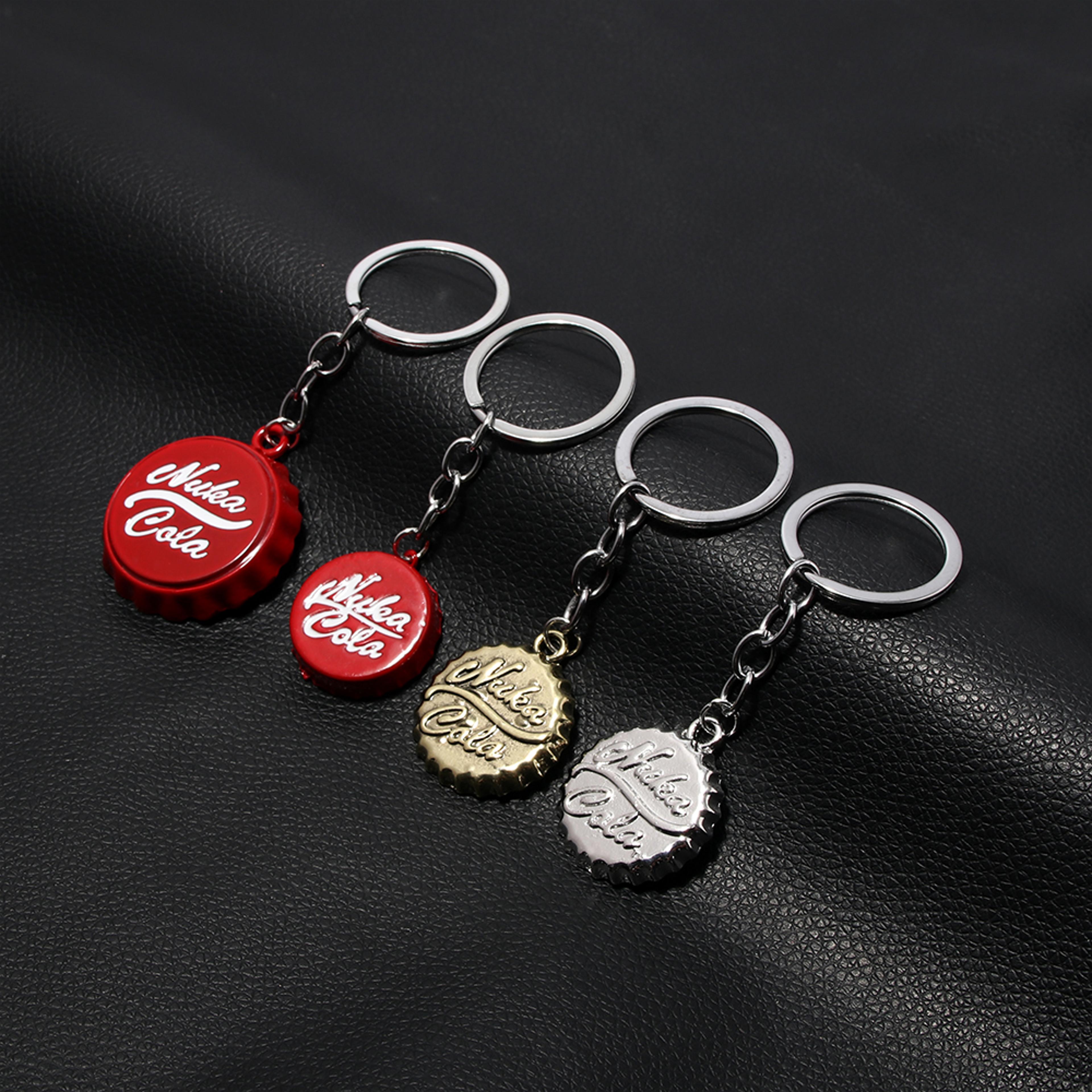 retro soda cap bottle opener keychain for bags, keys & everyday carry