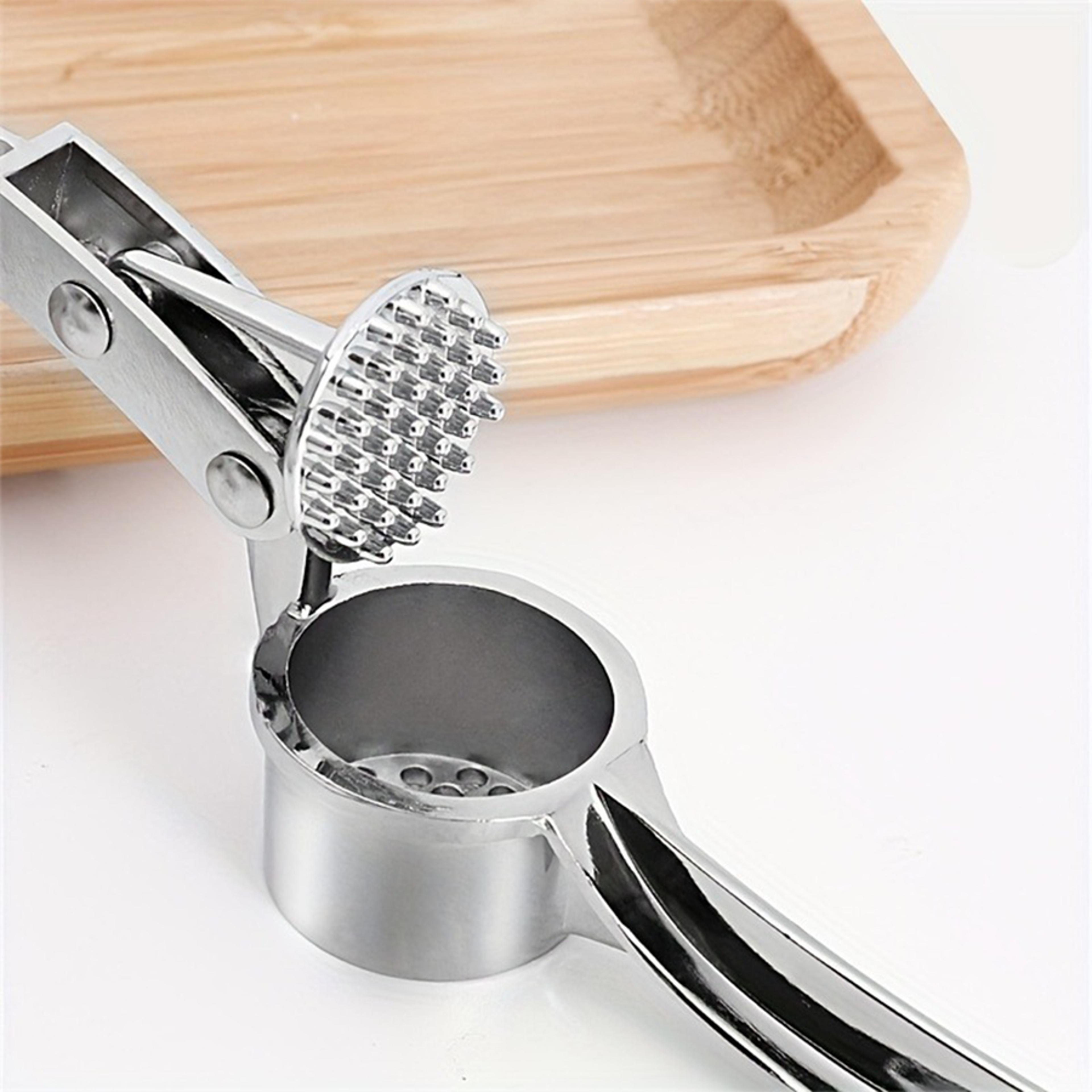 professional garlic press heavy duty aluminum kitchen crusher & multi tool