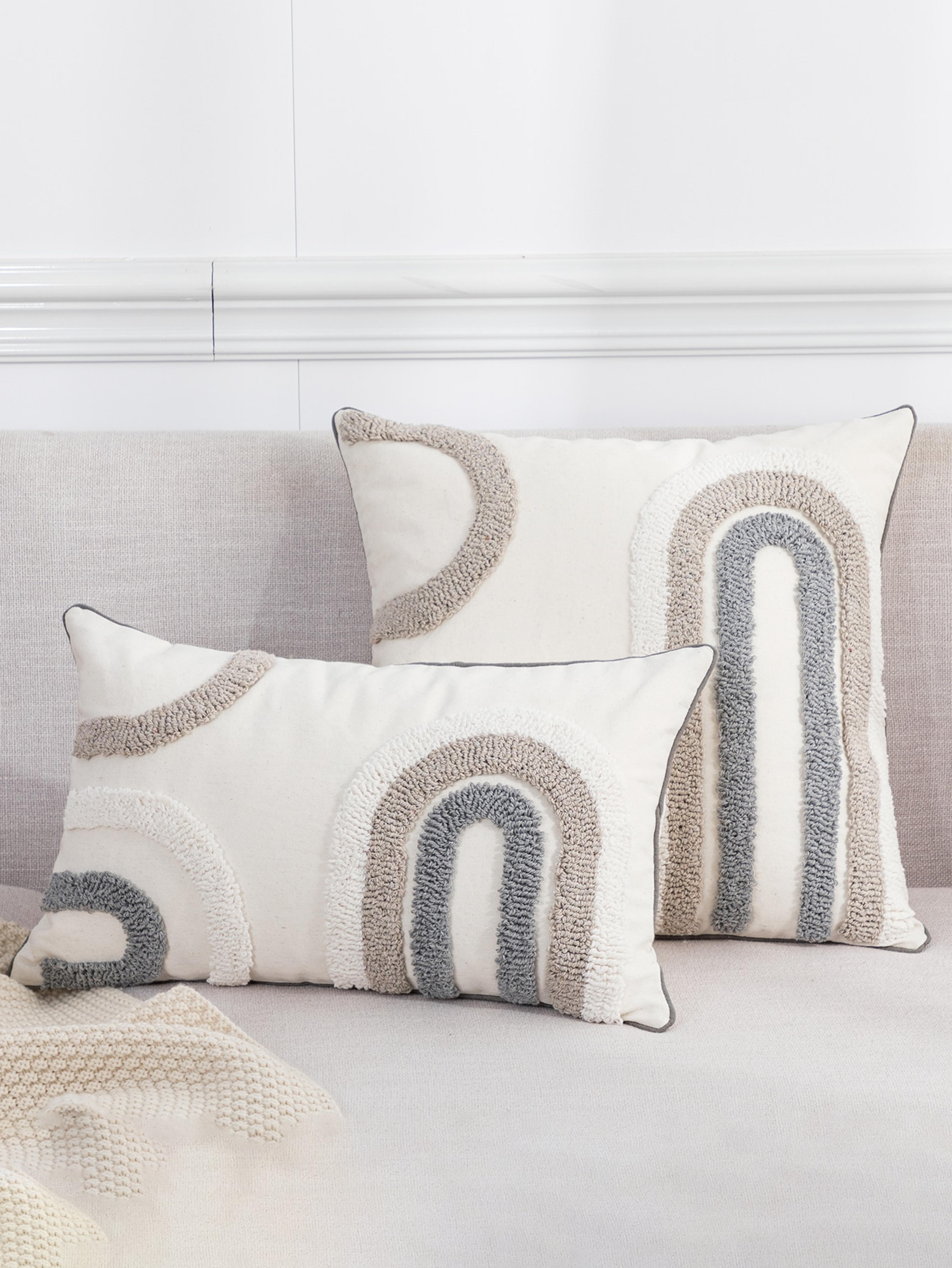 boho u shape cushion cover for sofa and bedroom decor
