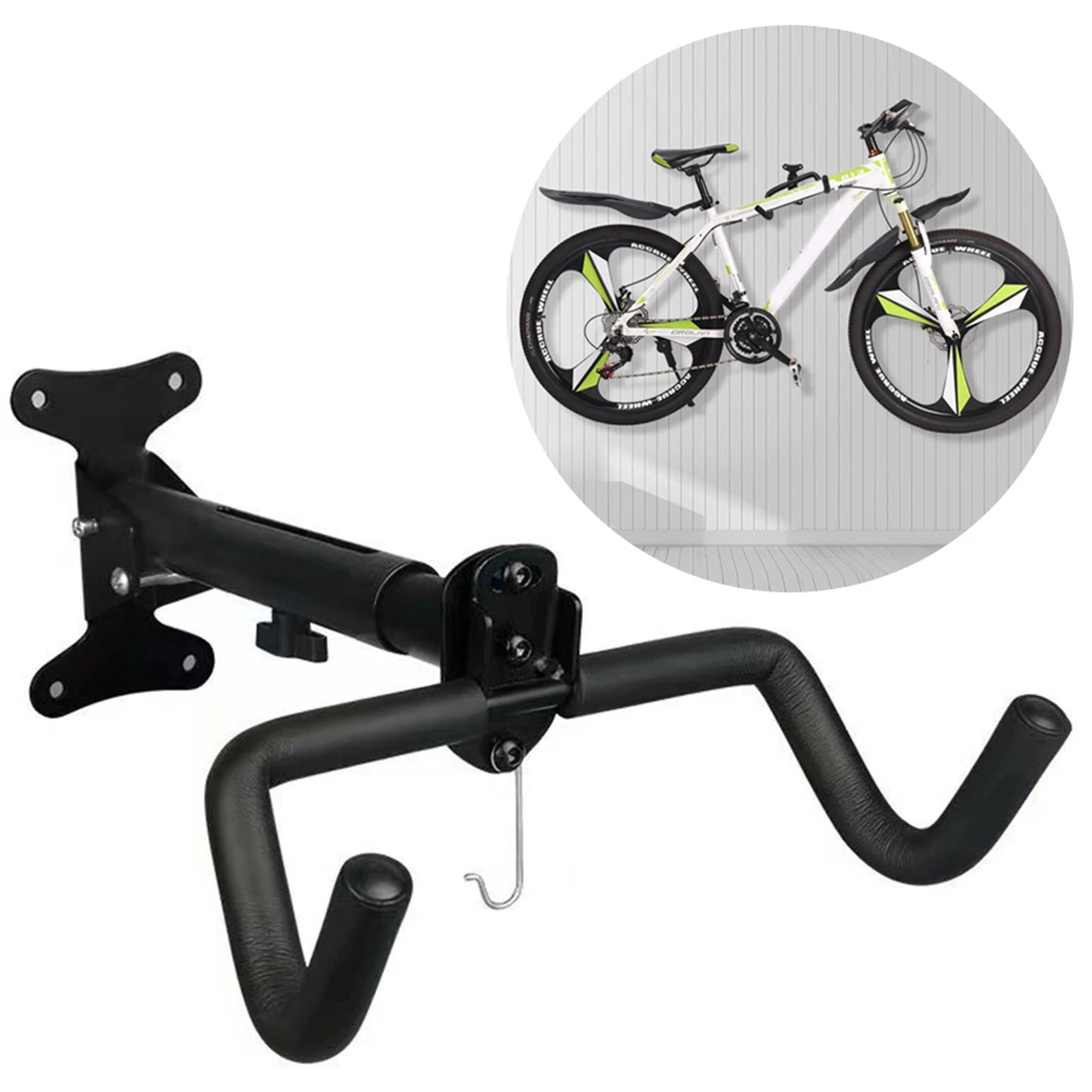 space-saving bike wall mount rack for garage and home bicycle storage