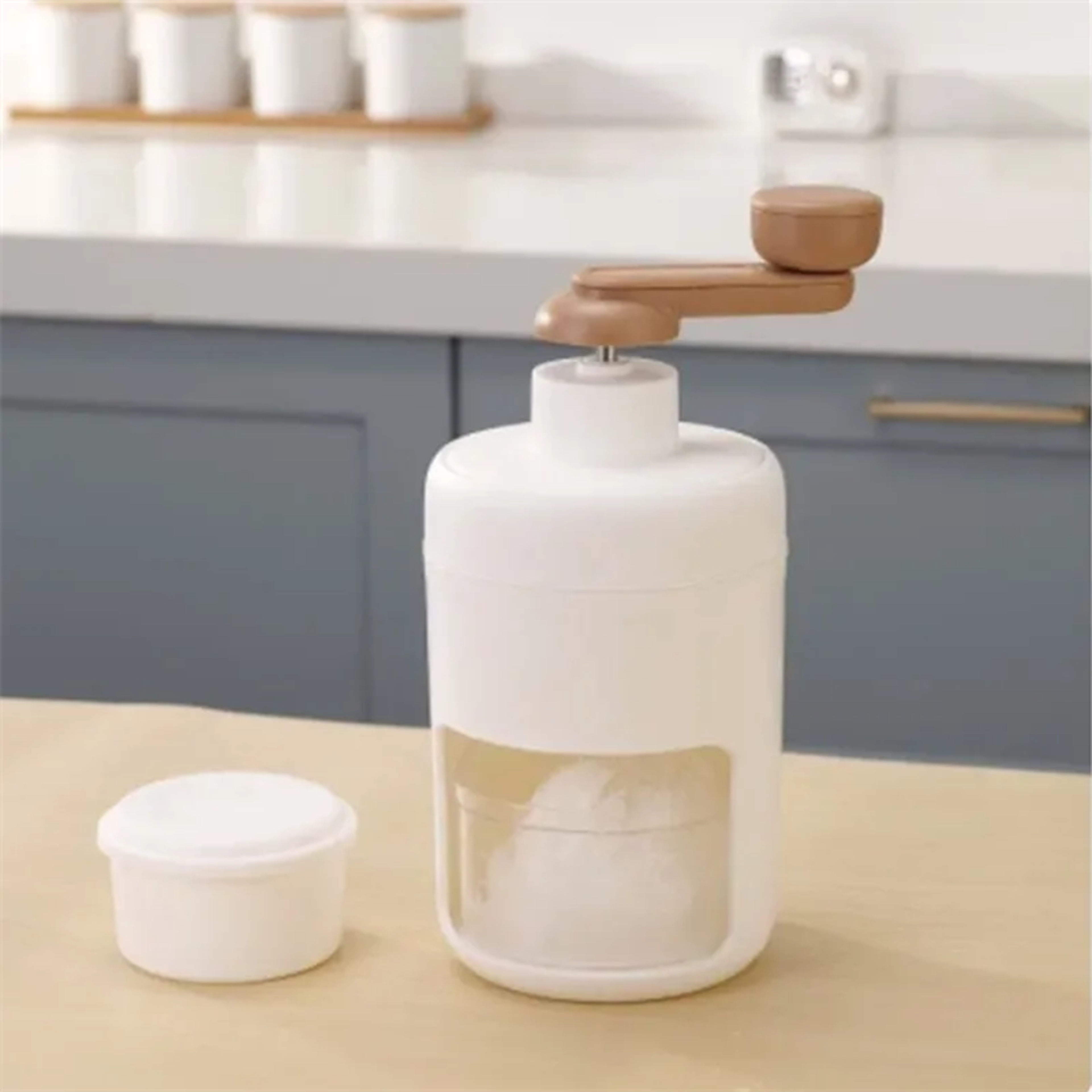 premium portable manual ice crusher home shaved ice machine handheld shaver