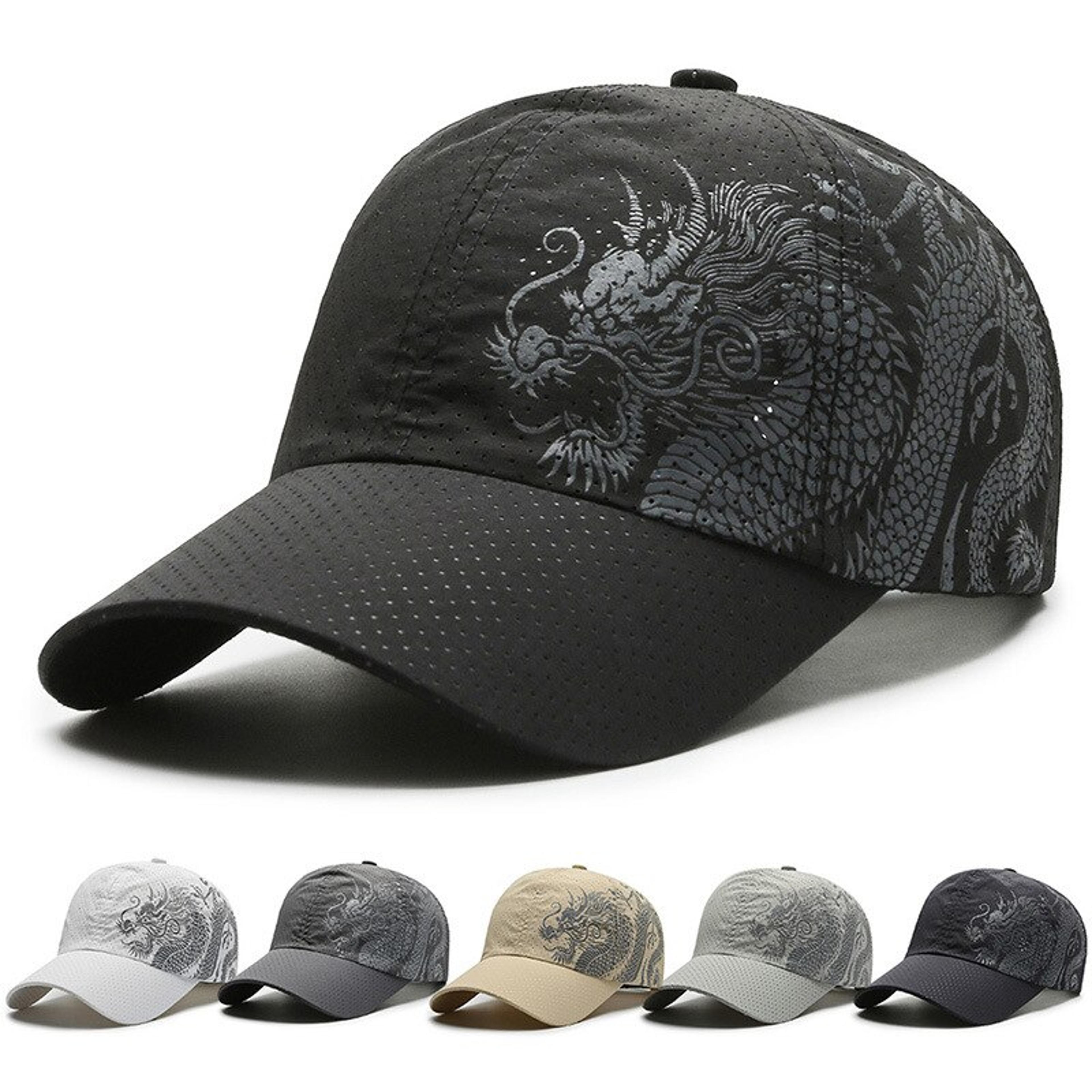 premium dragon baseball cap quick dry outdoor sun hat