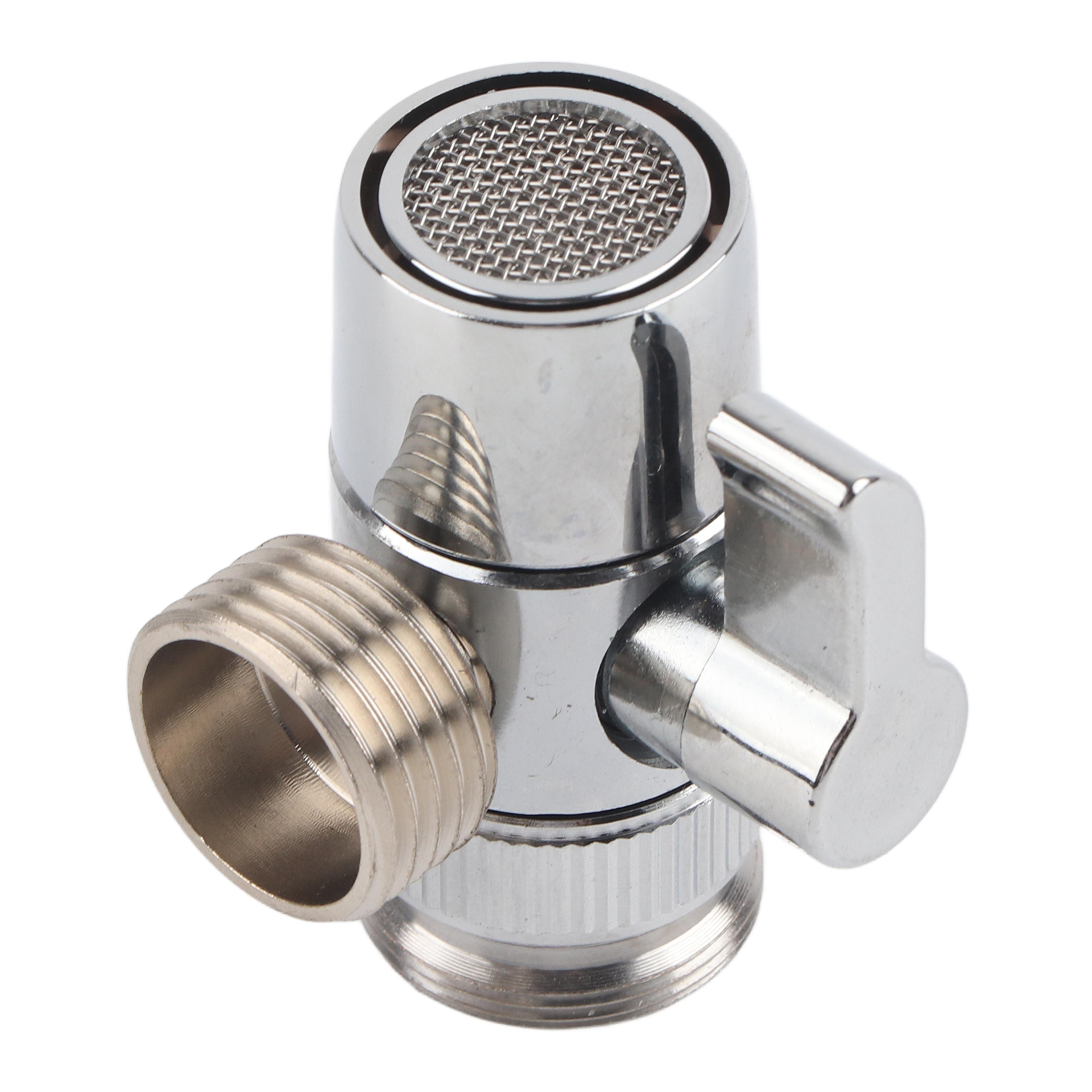 brass faucet diverter valve sink hose adapter universal faucet splitter adapter