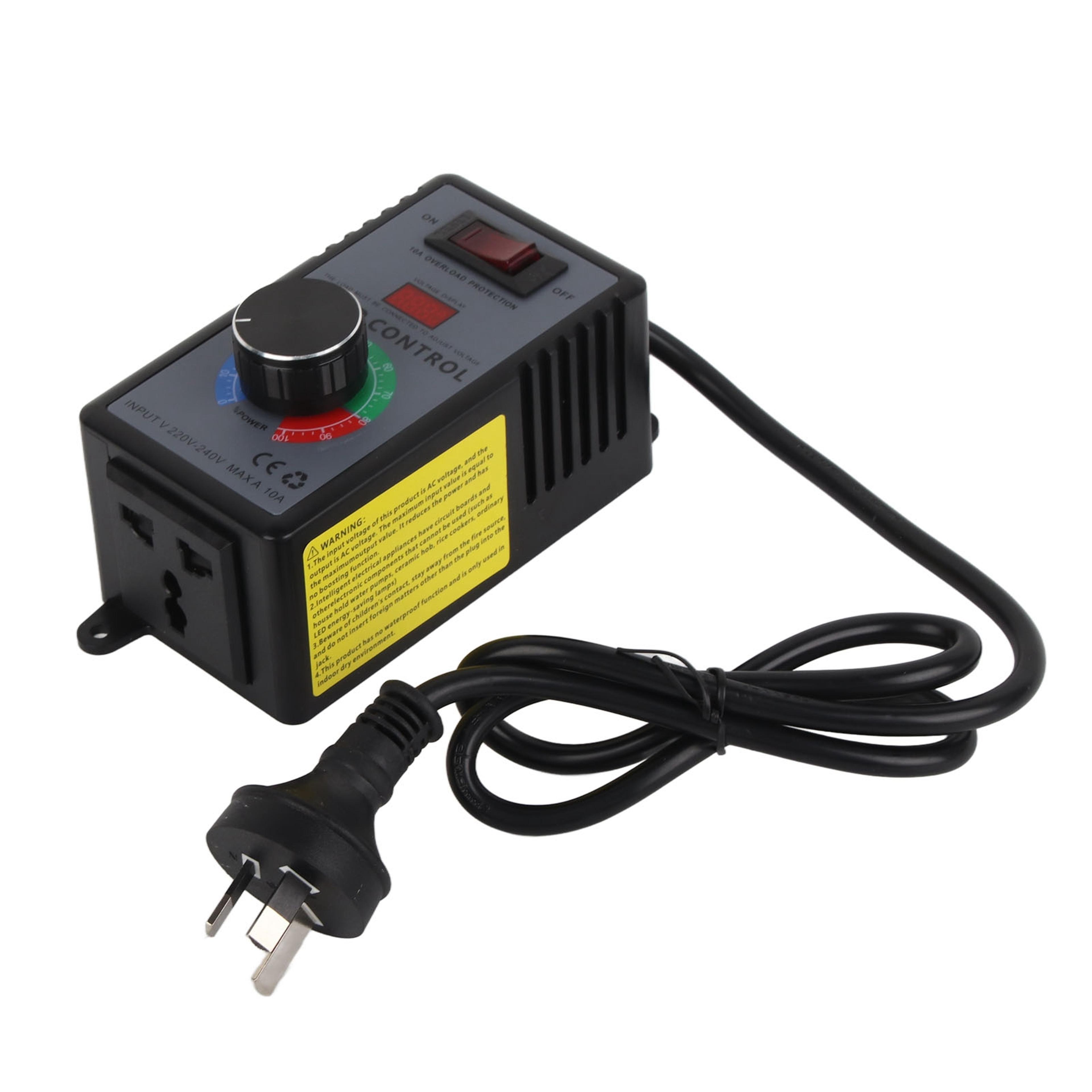 ac variable motor speed controller with overload protection fan & motor regulator
