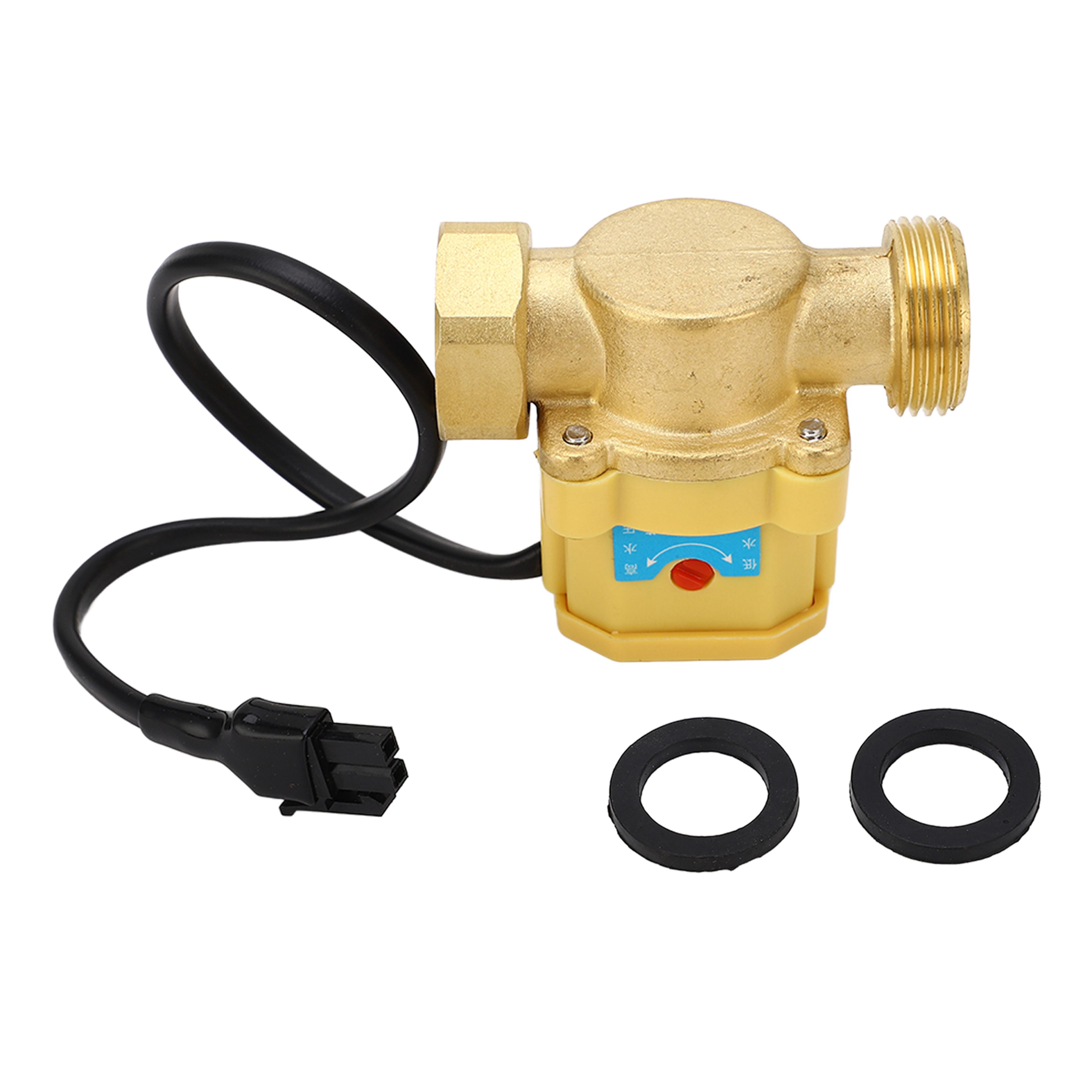 automatic water pressure booster pump switch brass flow controller