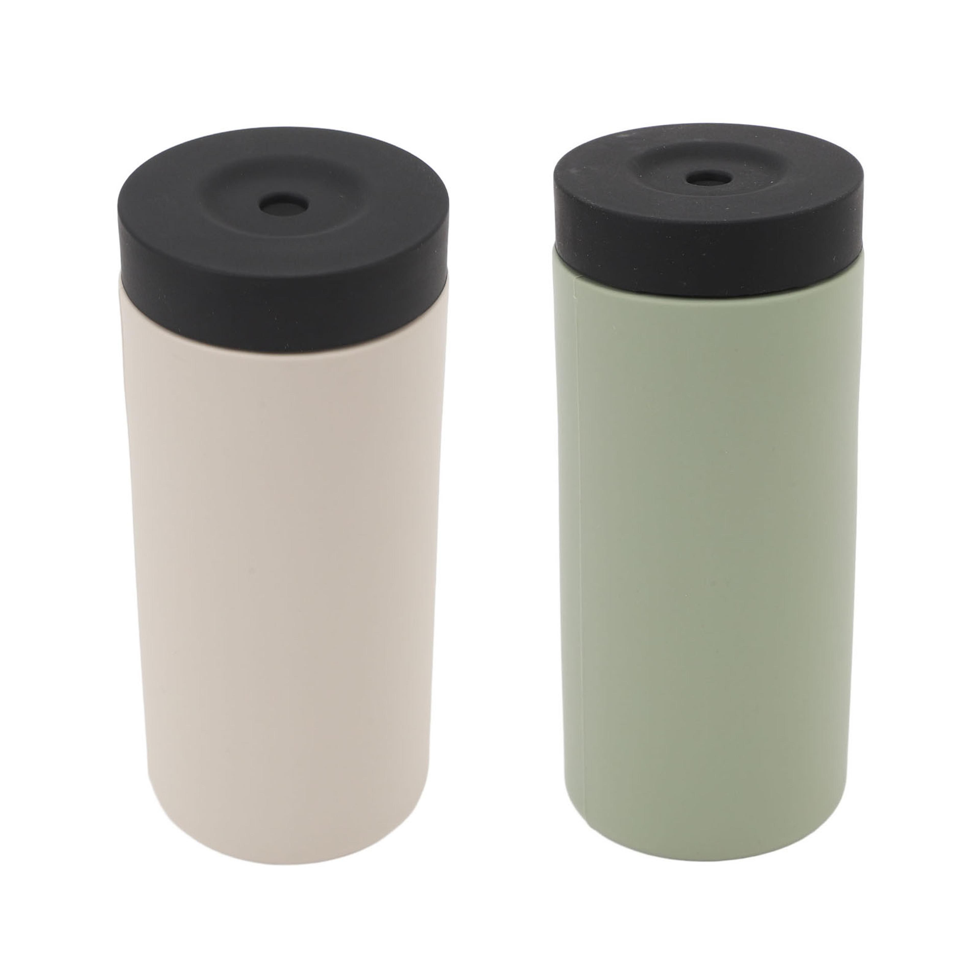 dualflow leakproof silicone soap & lotion dispenser bottle