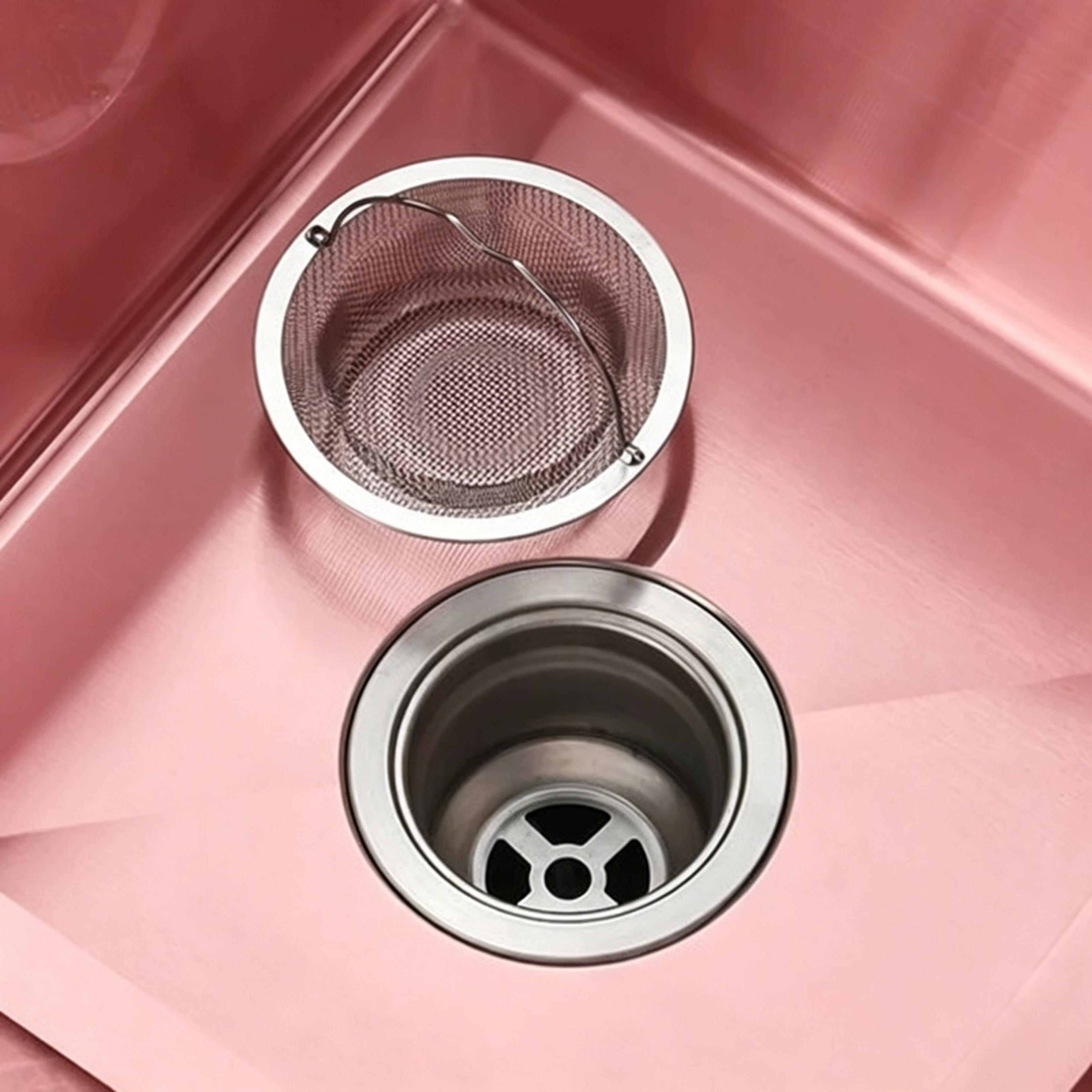 stainless steel kitchen sink strainer & hair catcher drain filter
