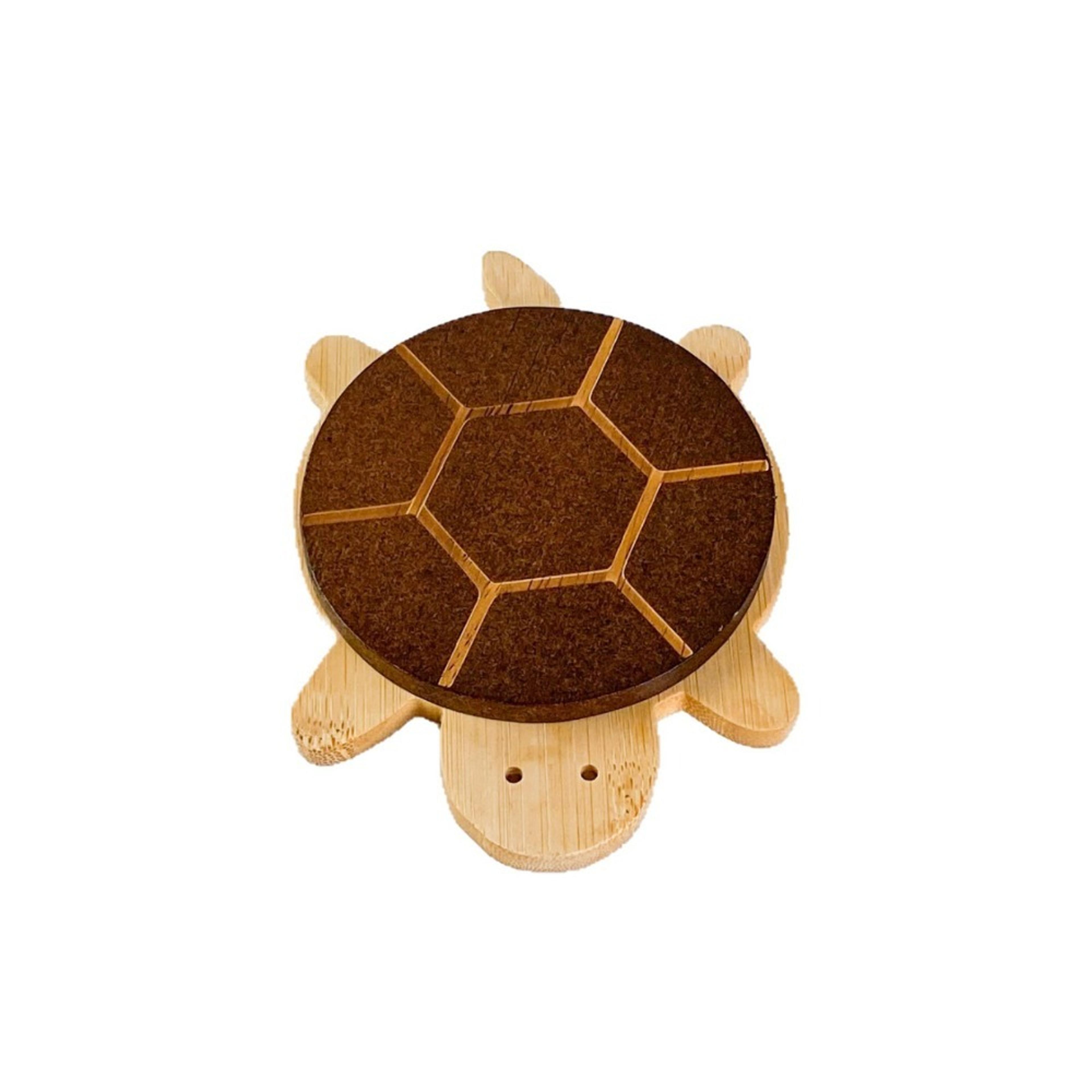 walnut wood turtle heat resistant coaster and wooden trivet tea kettle stand