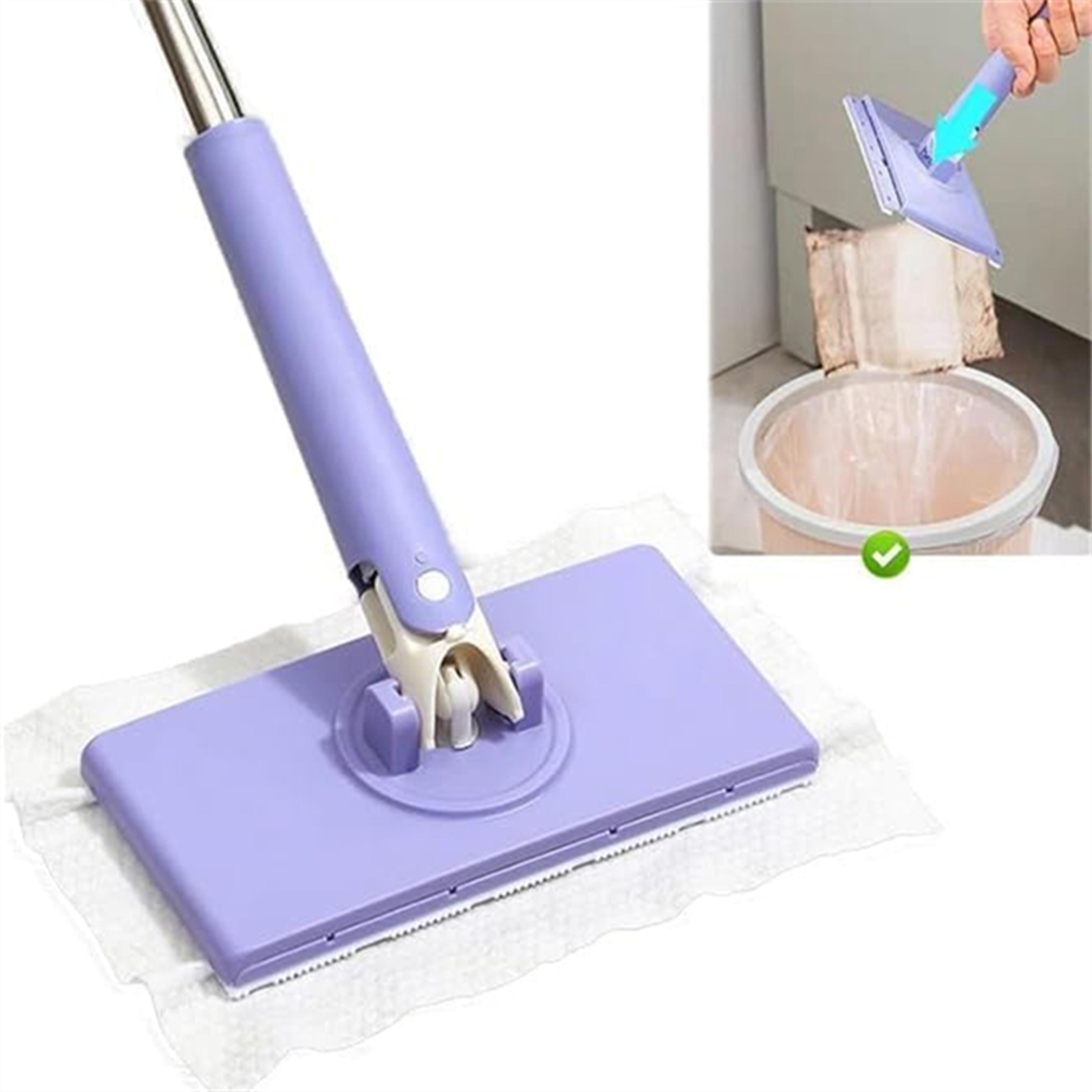 rotating mini cleaning mop for wet wipes floors, windows & kitchen surfaces