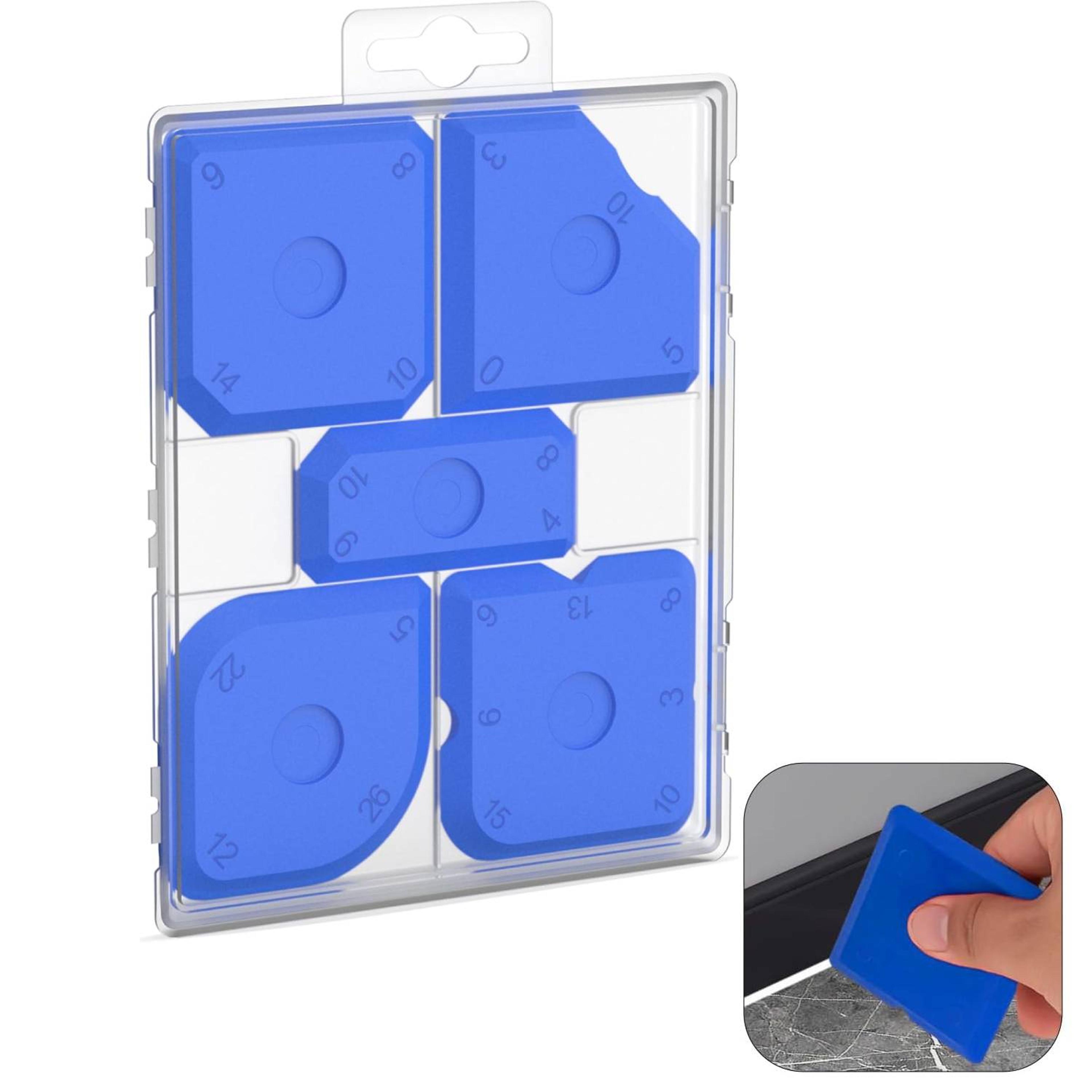 silicone caulking tools kit with storage box for smooth professional sealant finishing