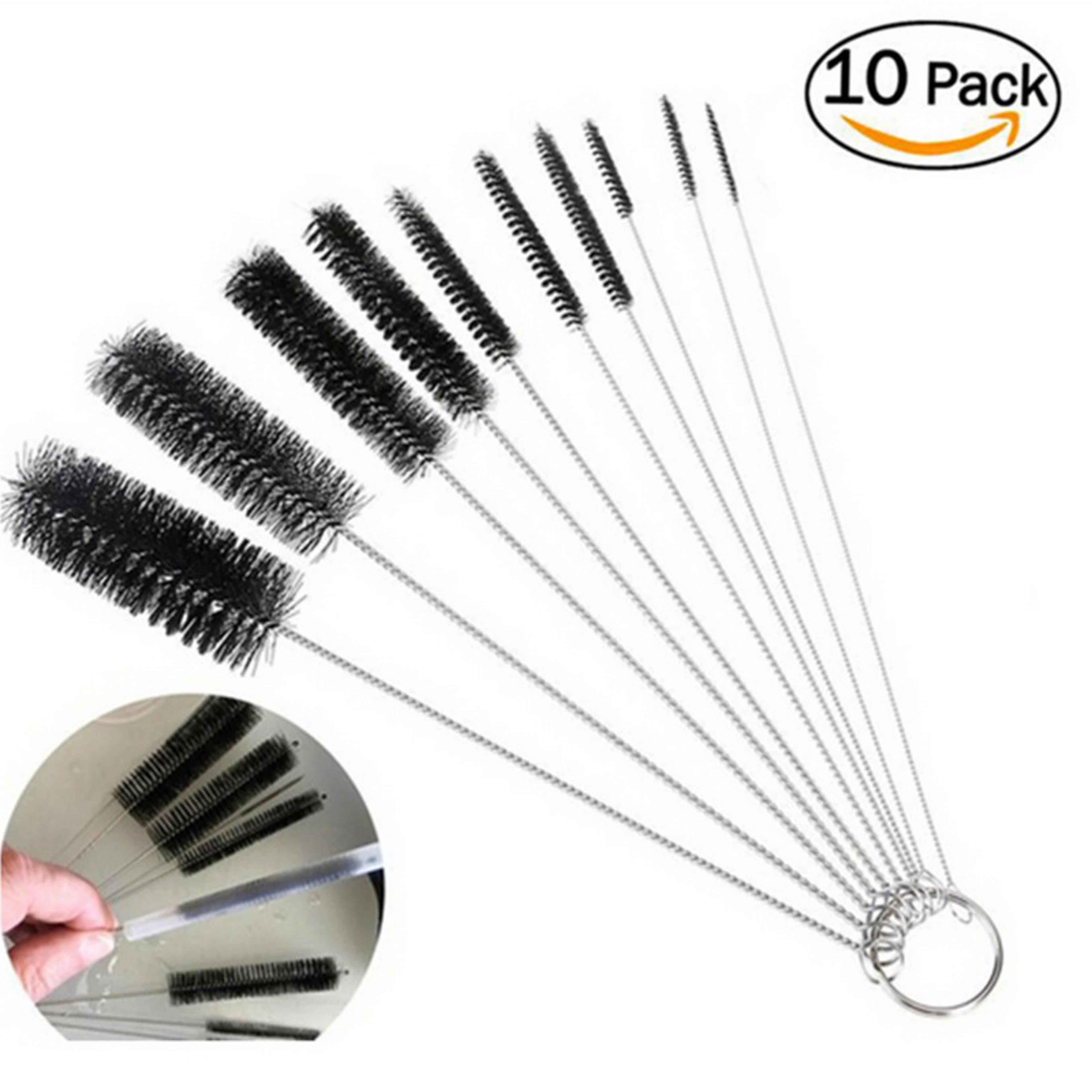straw cleaning brush set for bottles, baby bottles & reusable drinkware
