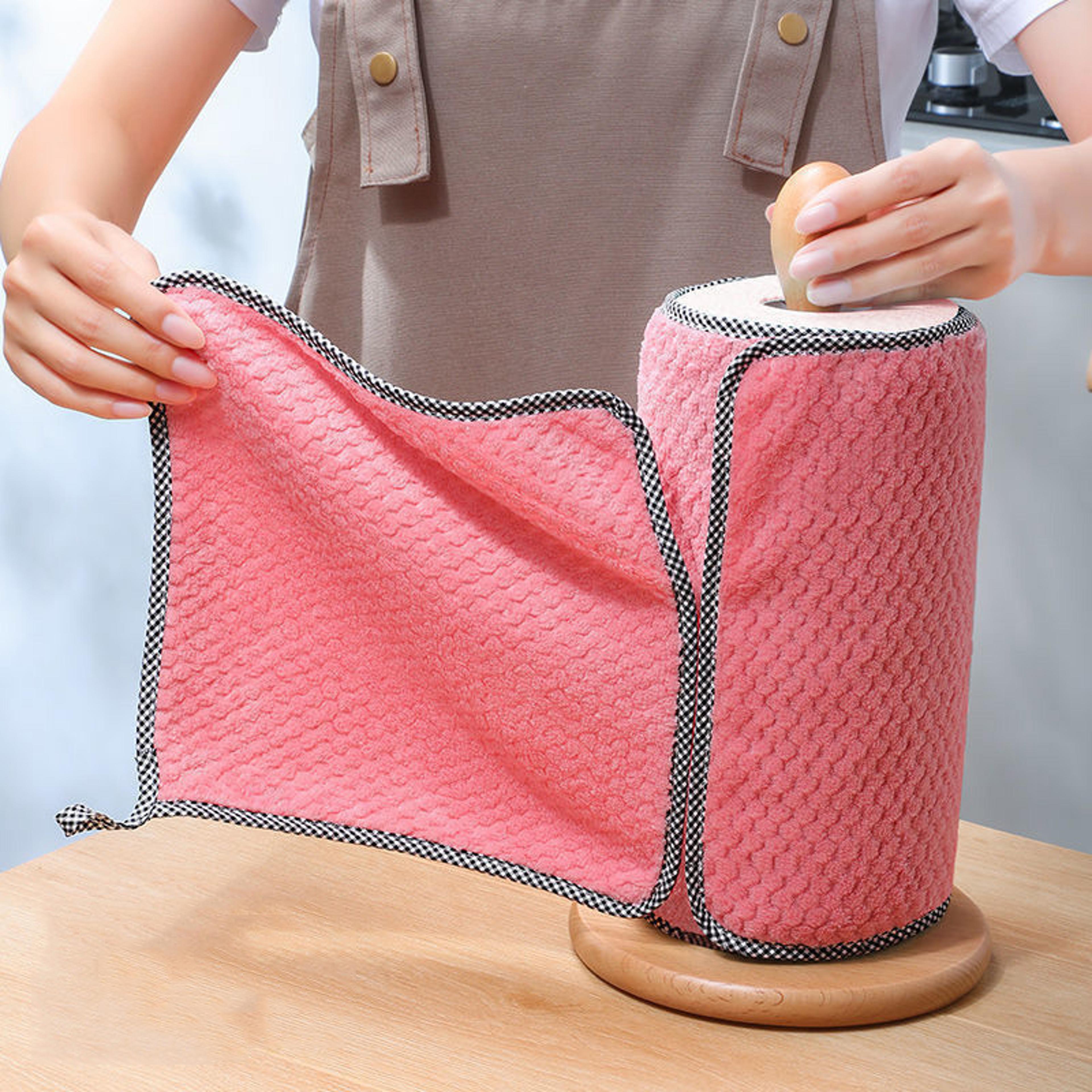 ultra absorbent microfiber kitchen towels non stick dish cloth for grease free everyday cleaning