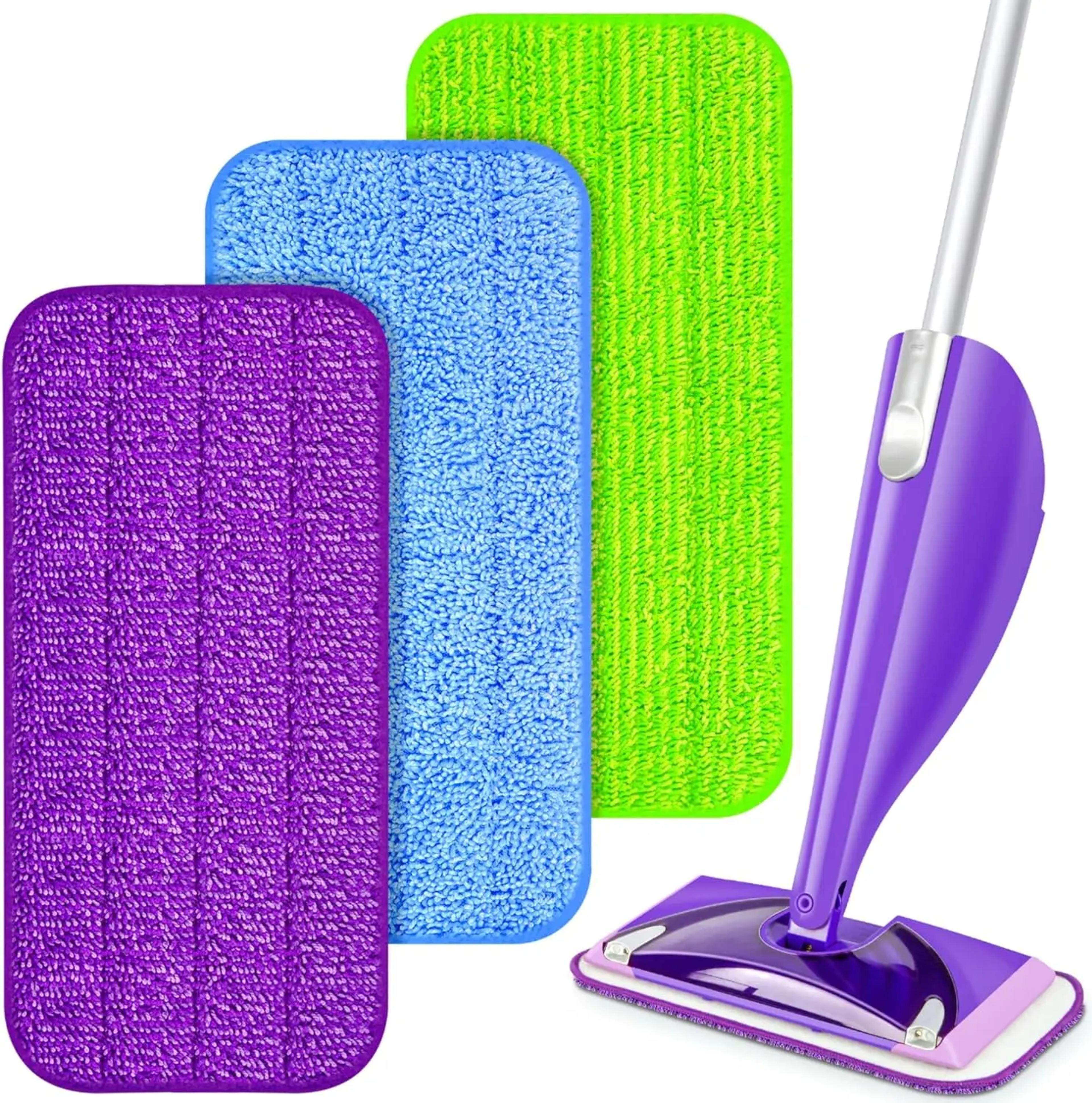 reusable microfiber mop pads for swiffer wetjet pack washable wet dry refill pads
