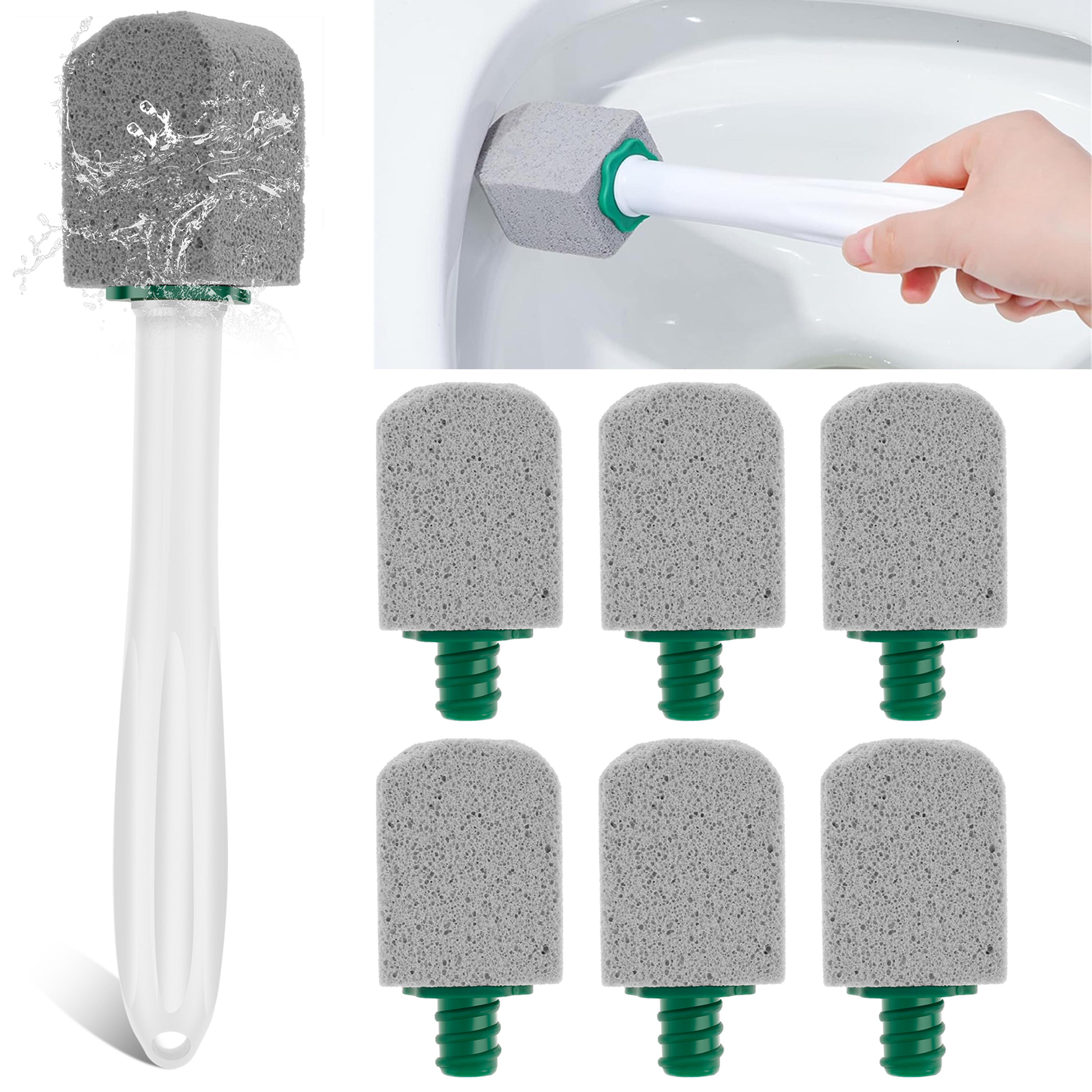 pumice stone toilet cleaner sticks for rust, hard water & toilet bowl stain removal
