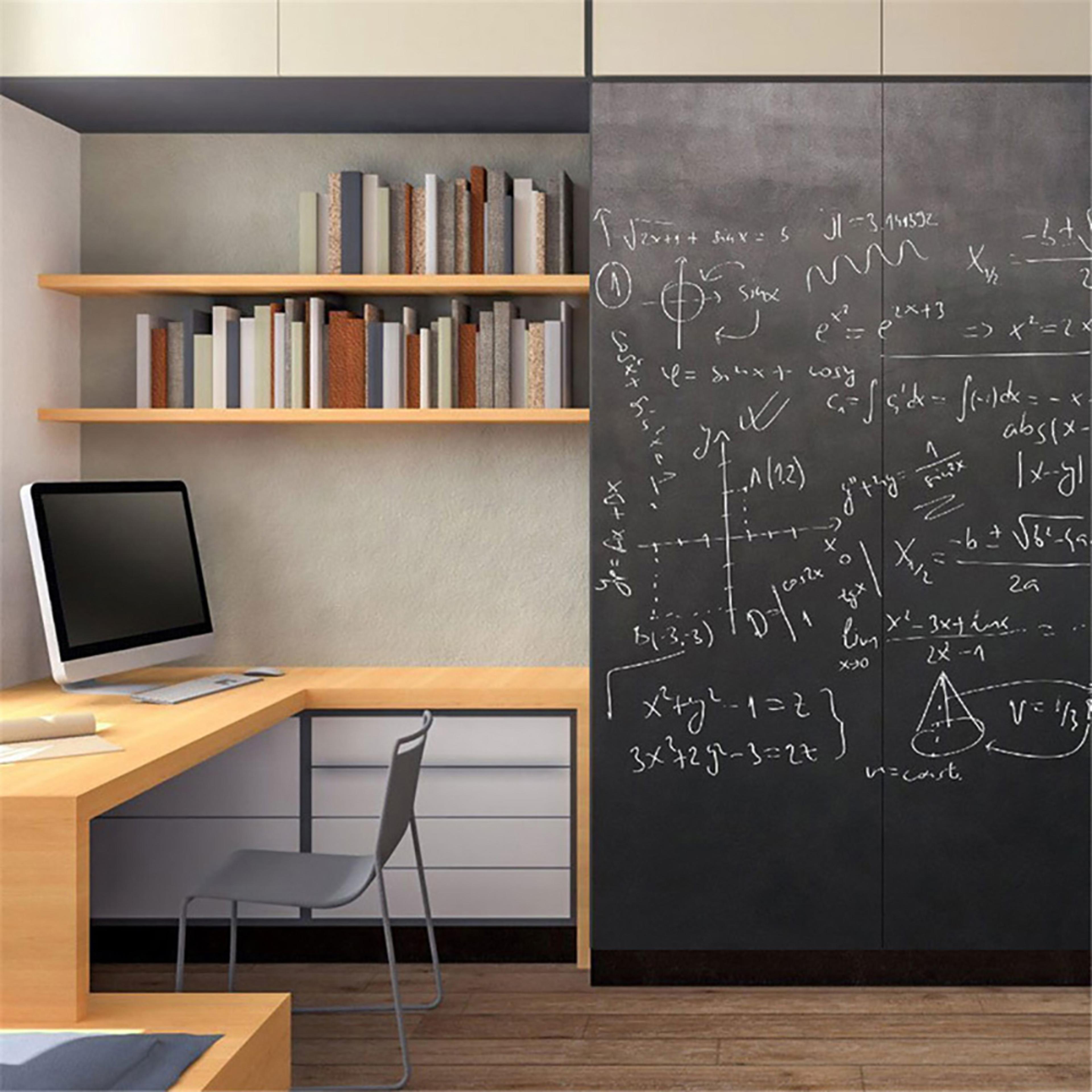 self adhesive chalkboard wall sticker removable blackboard wallpaper pvc writing decal for home & kids