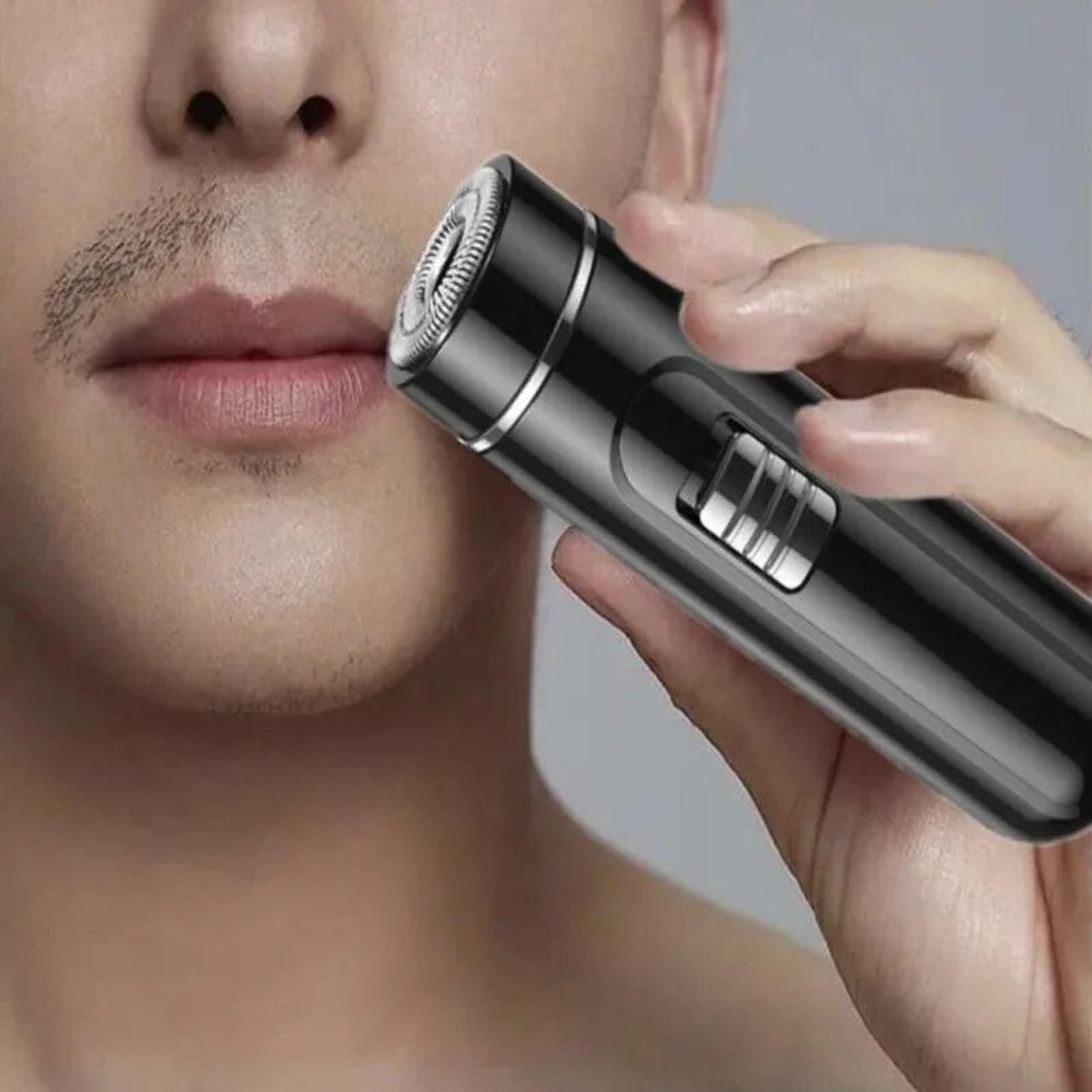 mini electric razor for men usb rechargeable wet dry portable travel shaver