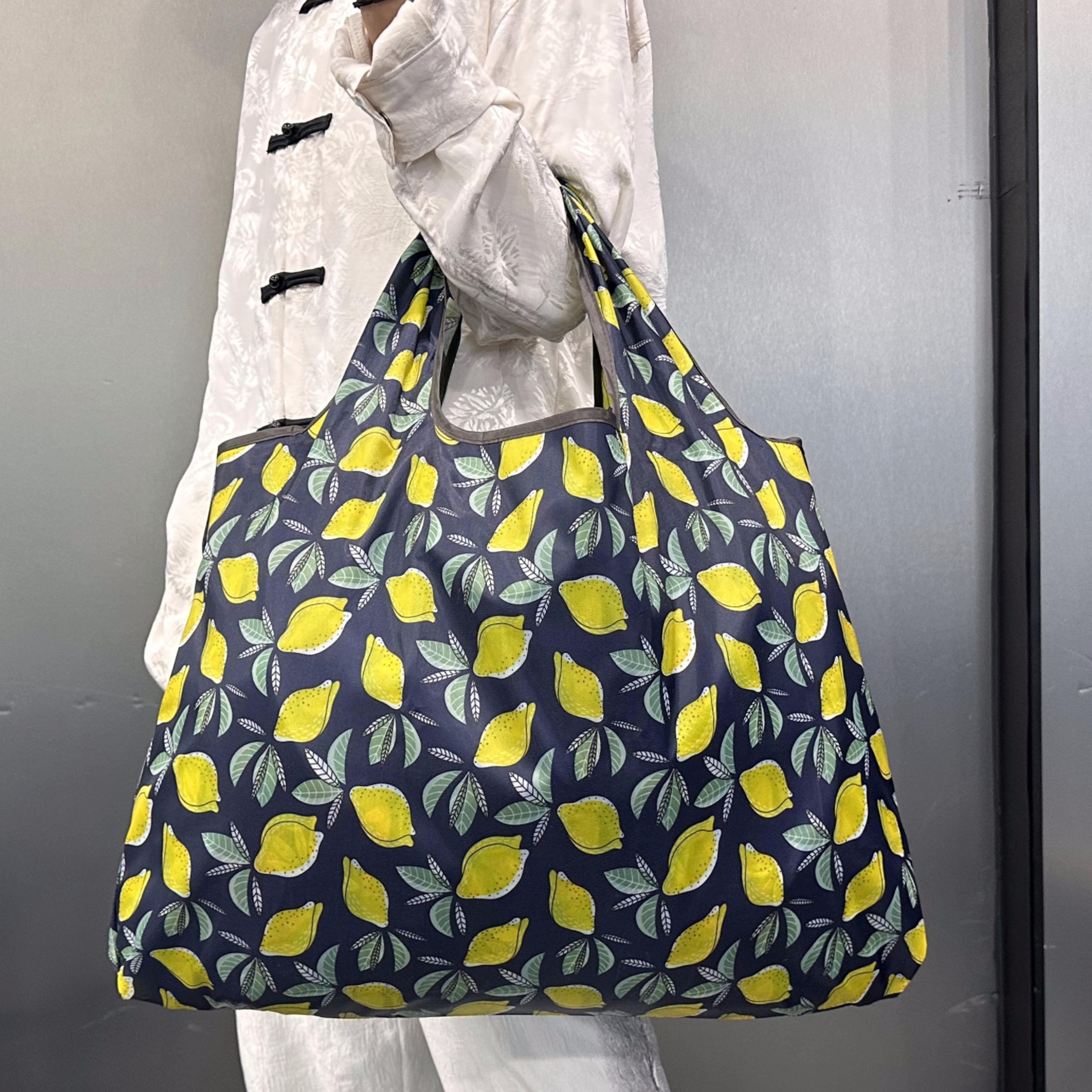 large tote bag foldable shopping bag lightweight travel tote for shopping, camping & everyday carry