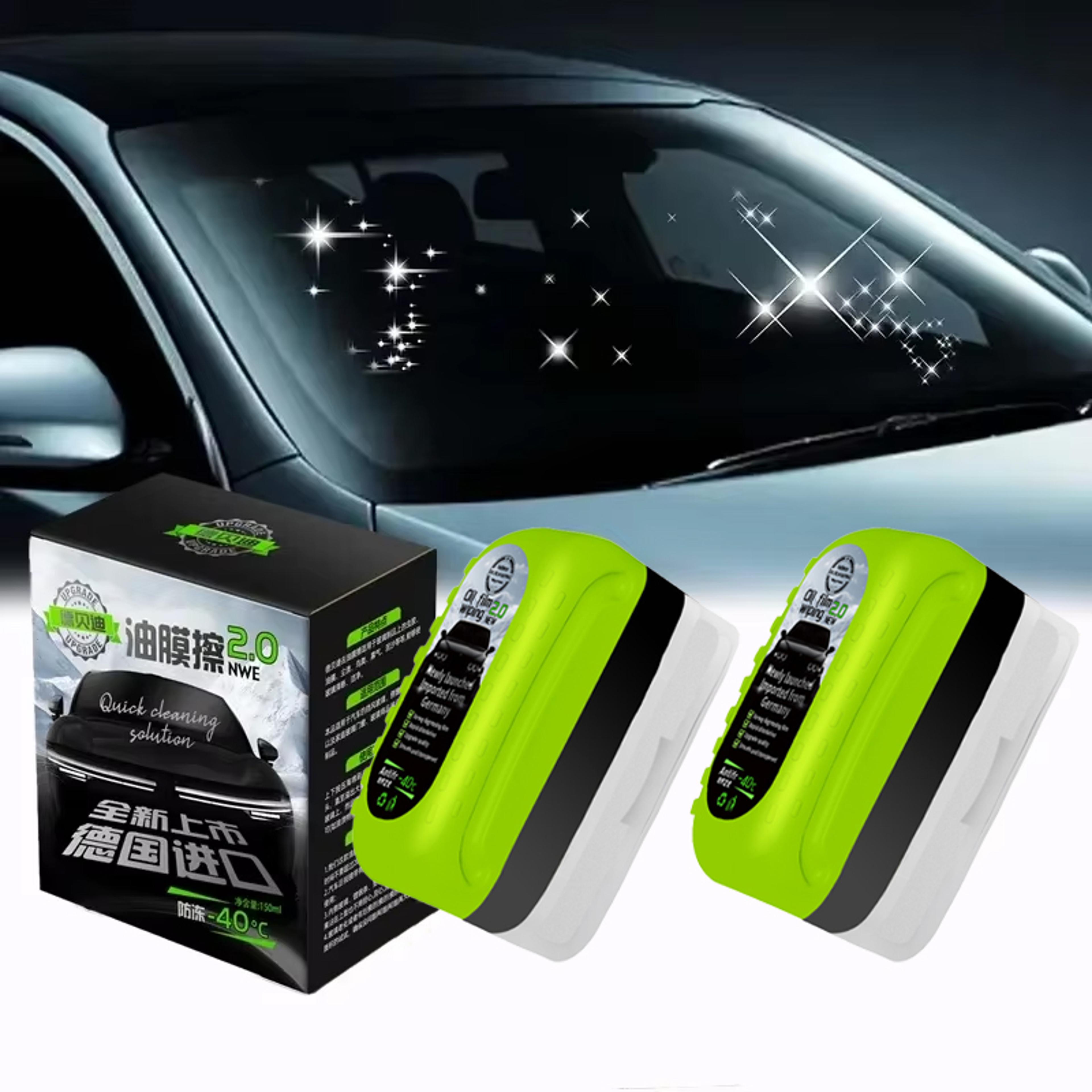 car windshield oil film remover anti fog glass cleaner with rain repellent coating