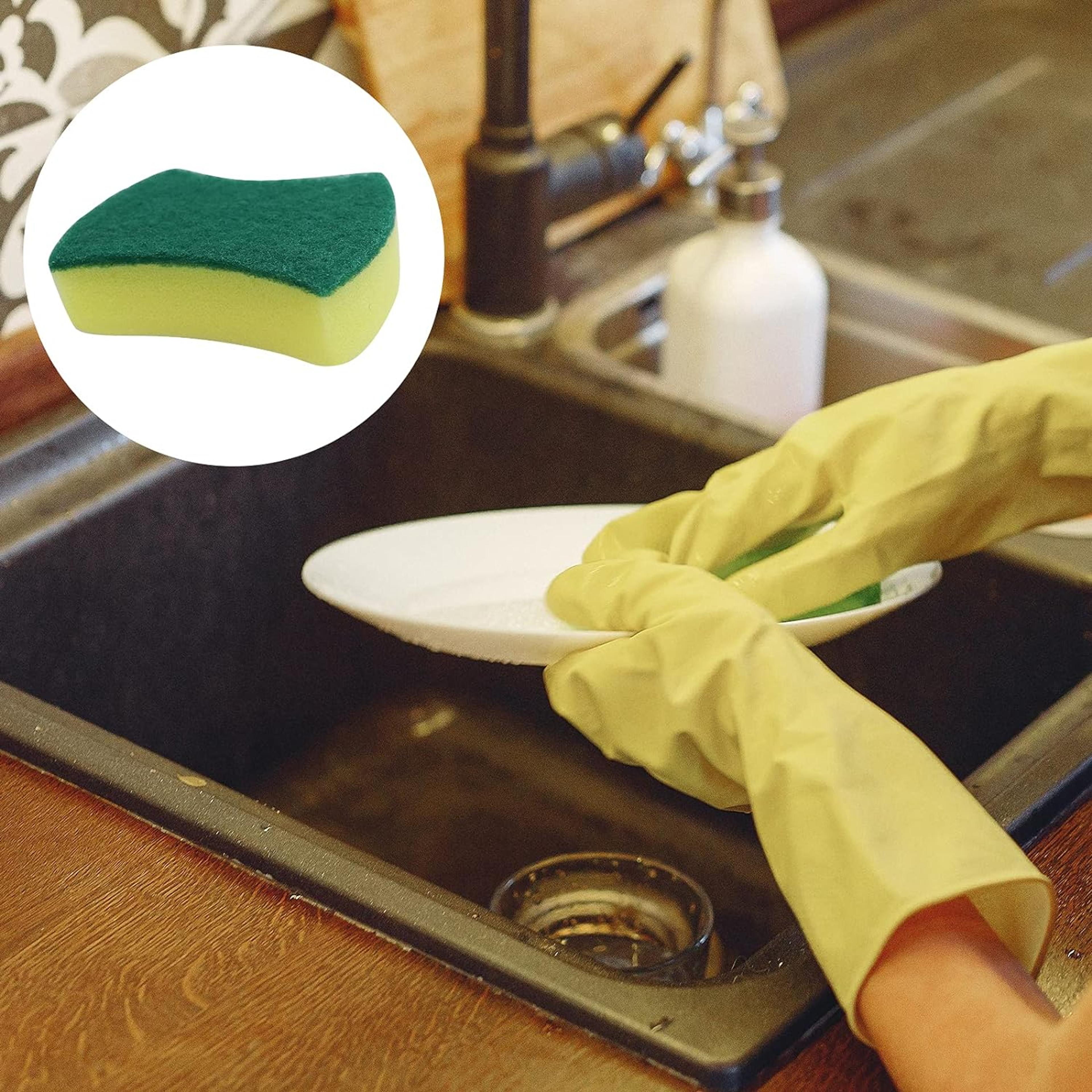 kitchen cleaning sponge set individually wrapped heavy duty scrub sponge for grease & rust removal