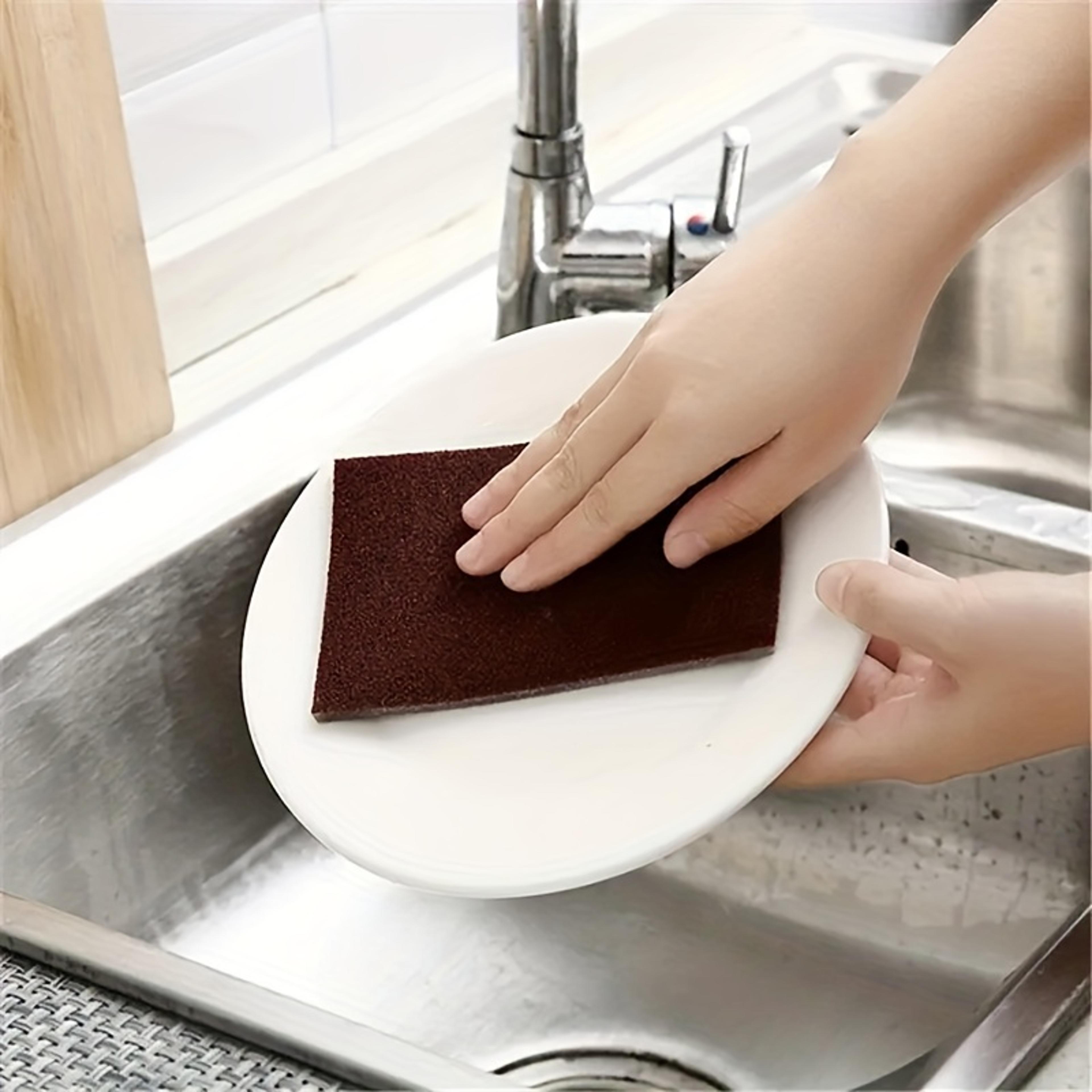 multipurpose kitchen cleaning sponge for dishes, pots & pans non scratch dish scrub sponge