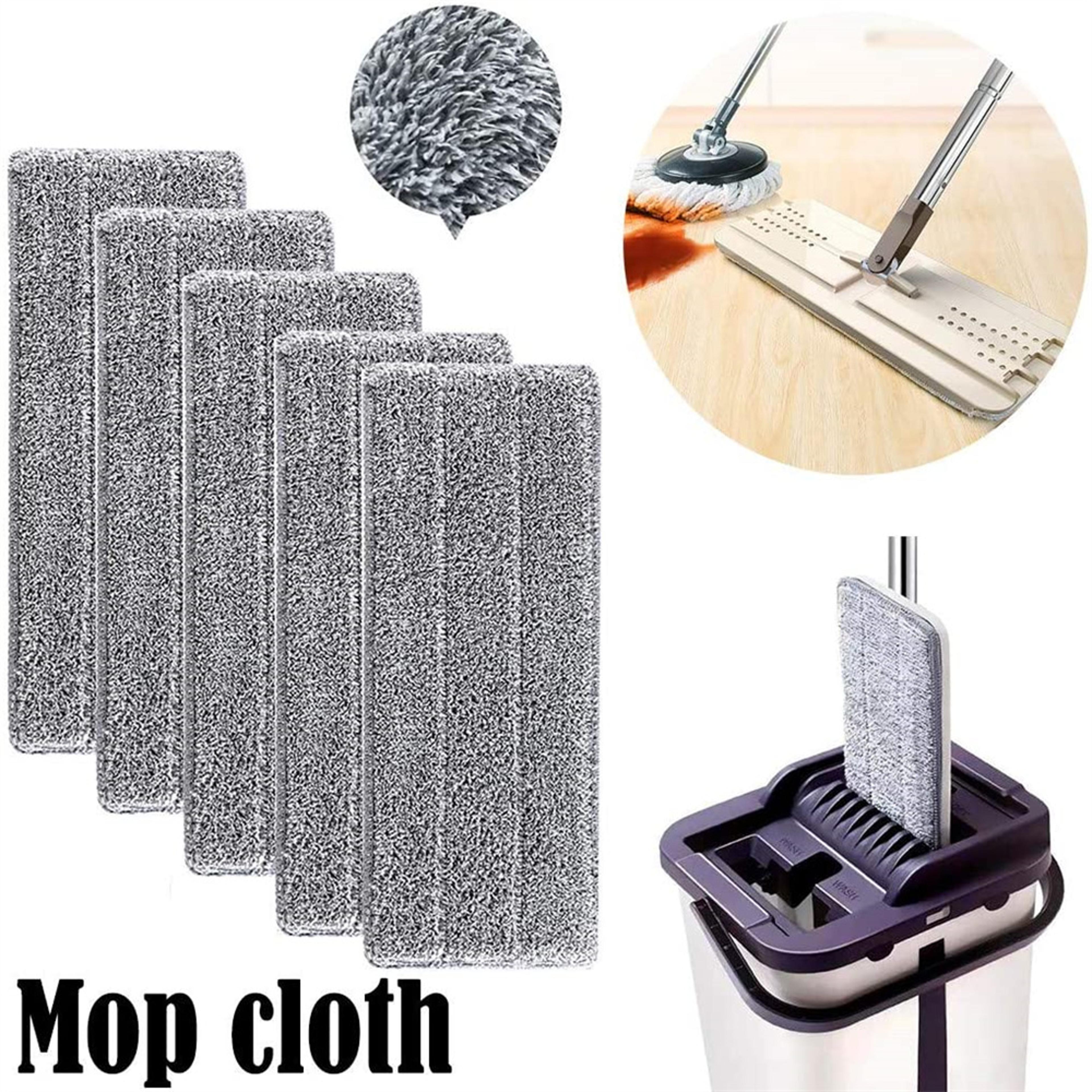 microfiber mop replacement head reusable flat mop refill pad for hands free floor cleaning