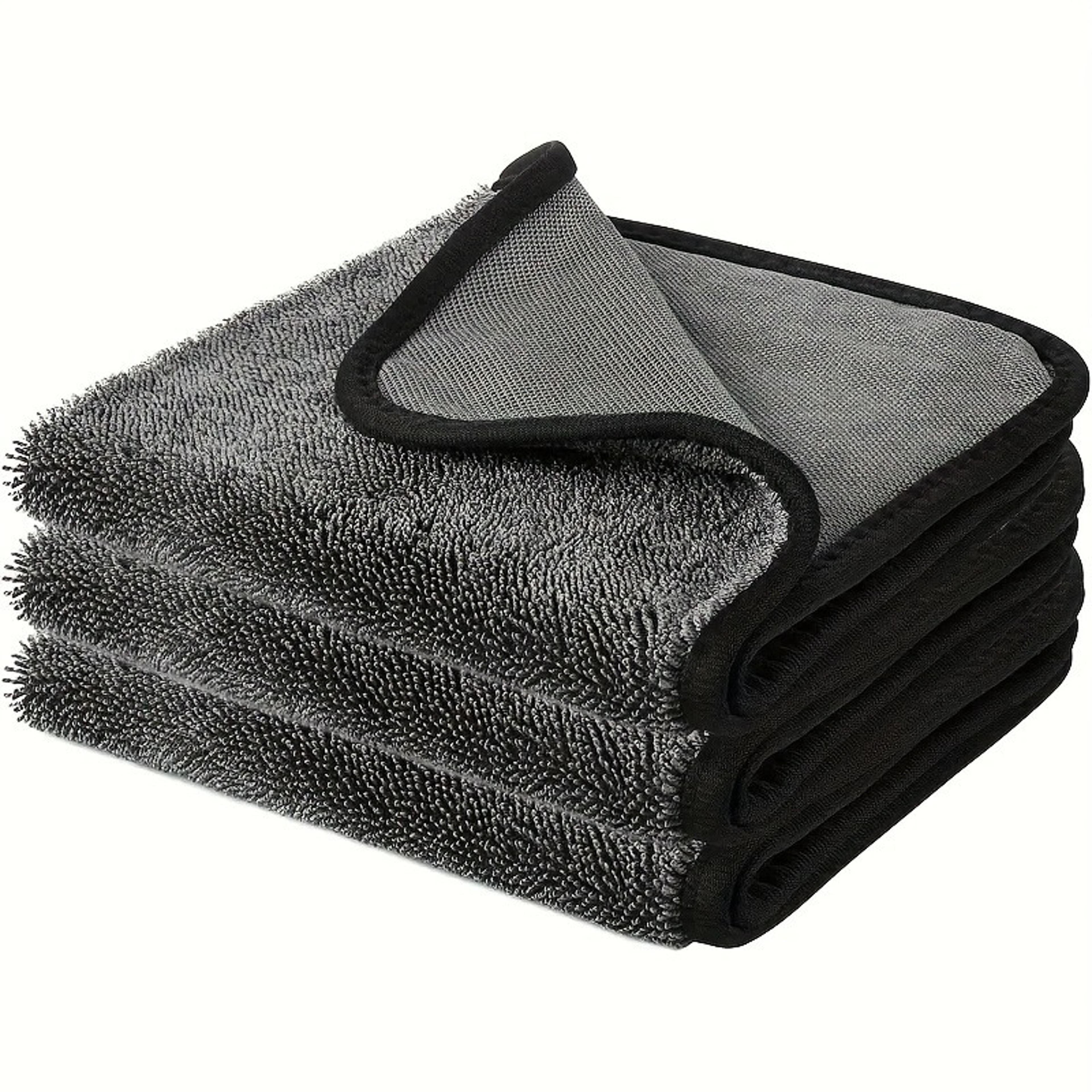 ultra-soft microfiber cleaning cloth pack for glass, kitchen, car & electronics