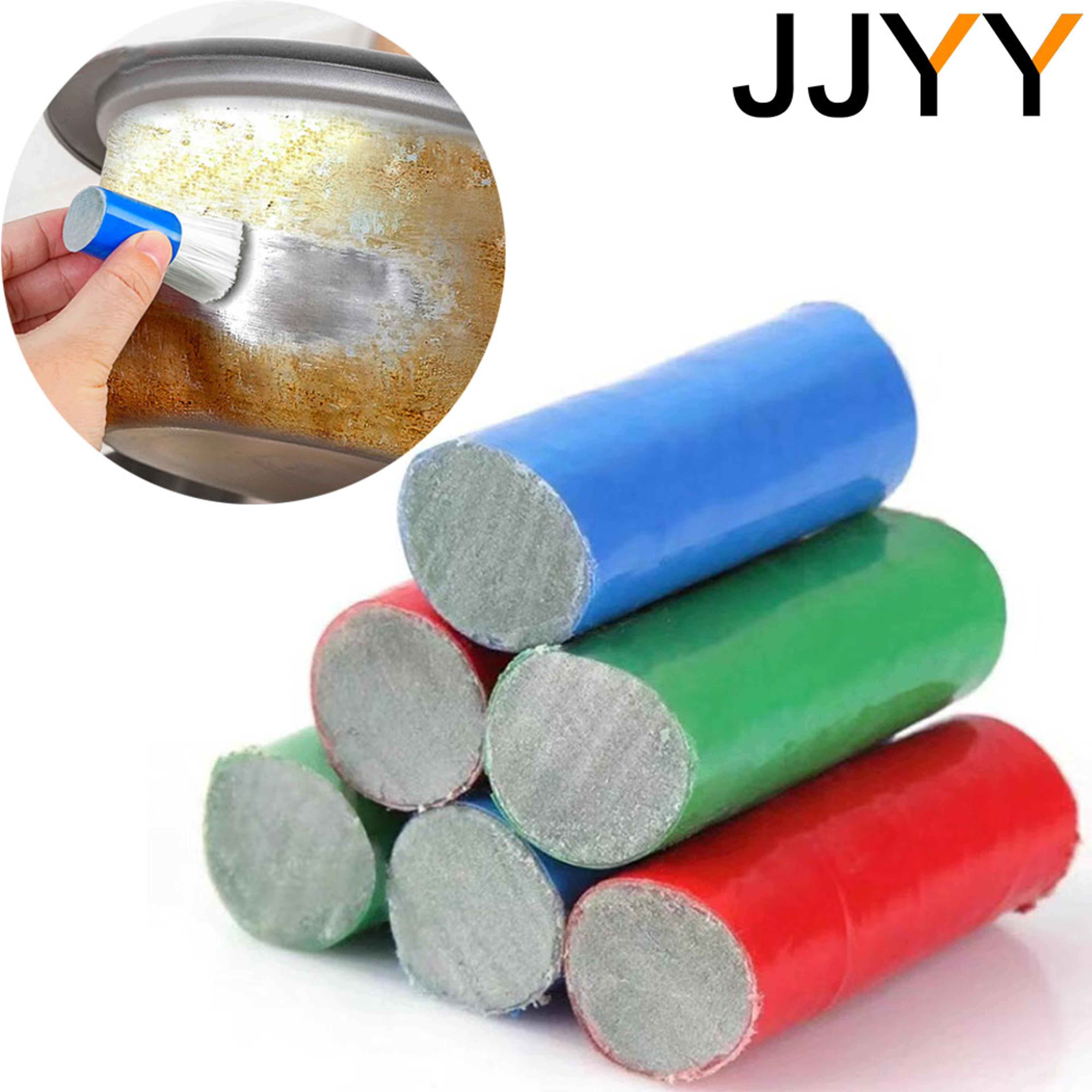 stainless steel cleaning stick pot scrubber for rust removal & heavy duty cookware cleaning