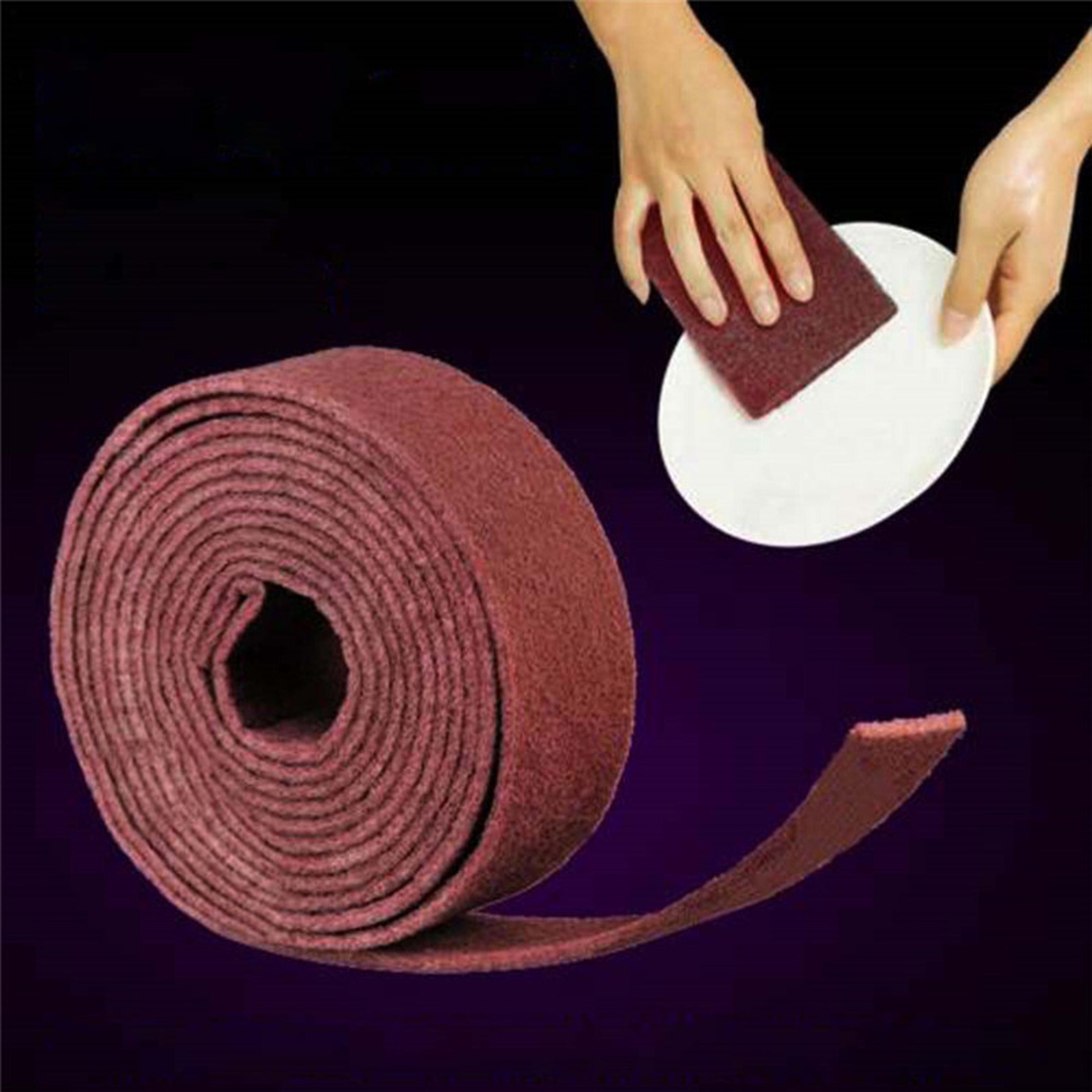 heavy duty dish washing scrubber roll for pots, pans & sinks reusable scouring pad