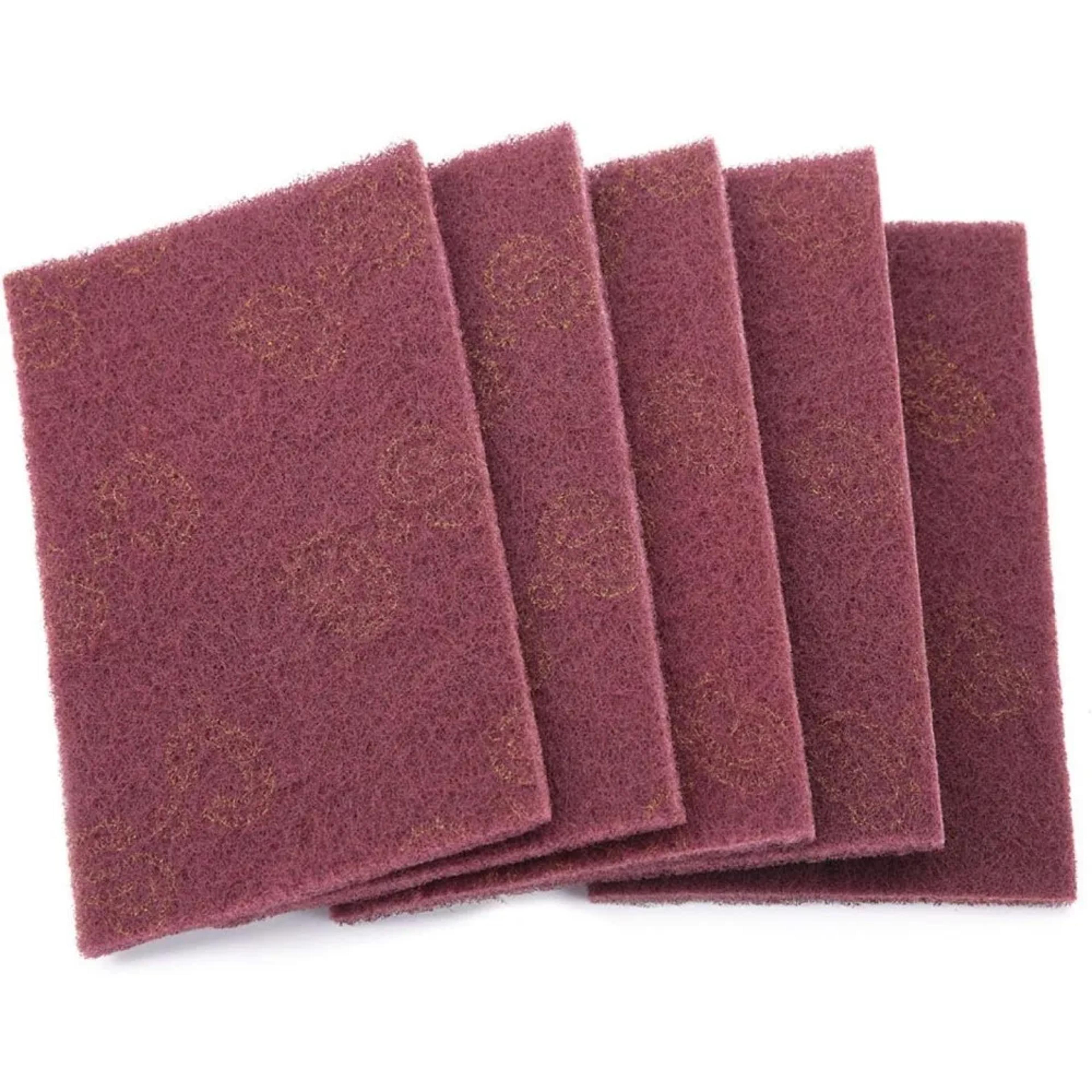 industrial abrasive scouring pad set for metal cleaning & surface finishing