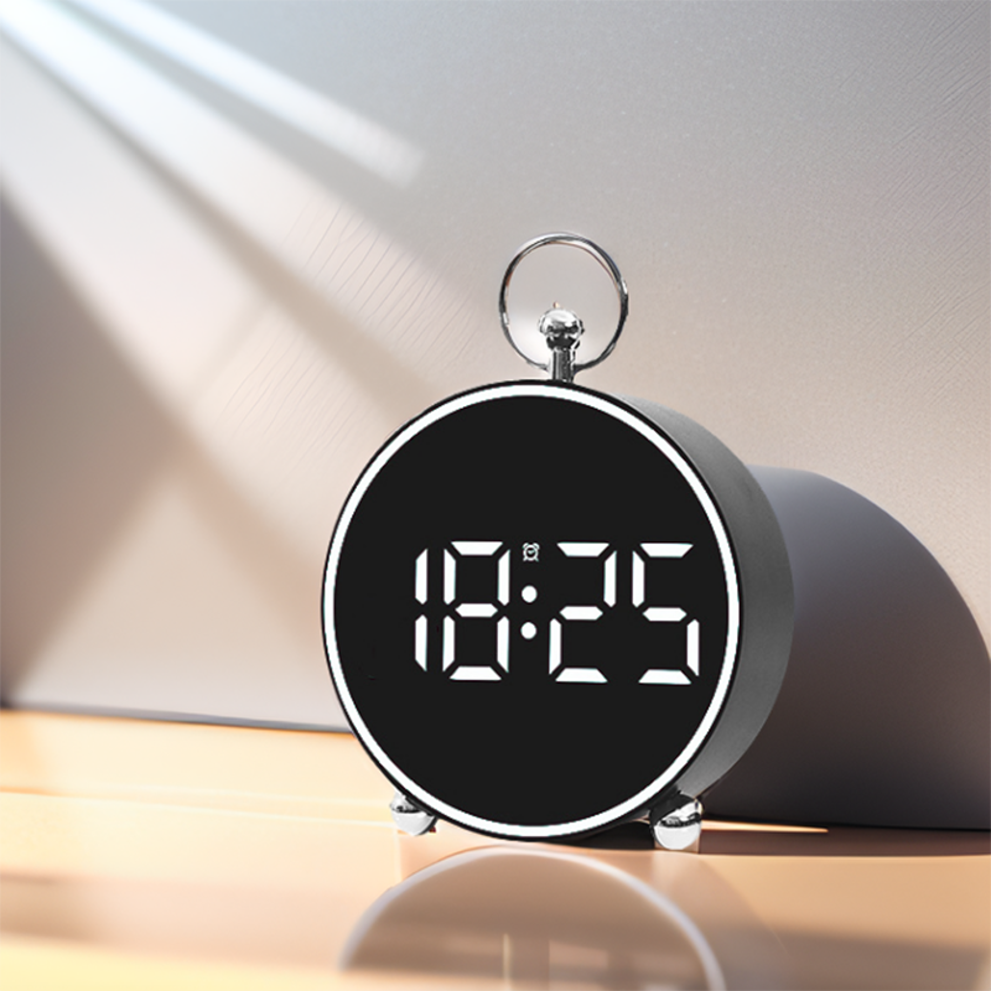 led alarm clock with temperature display digital wall & desk travel clock