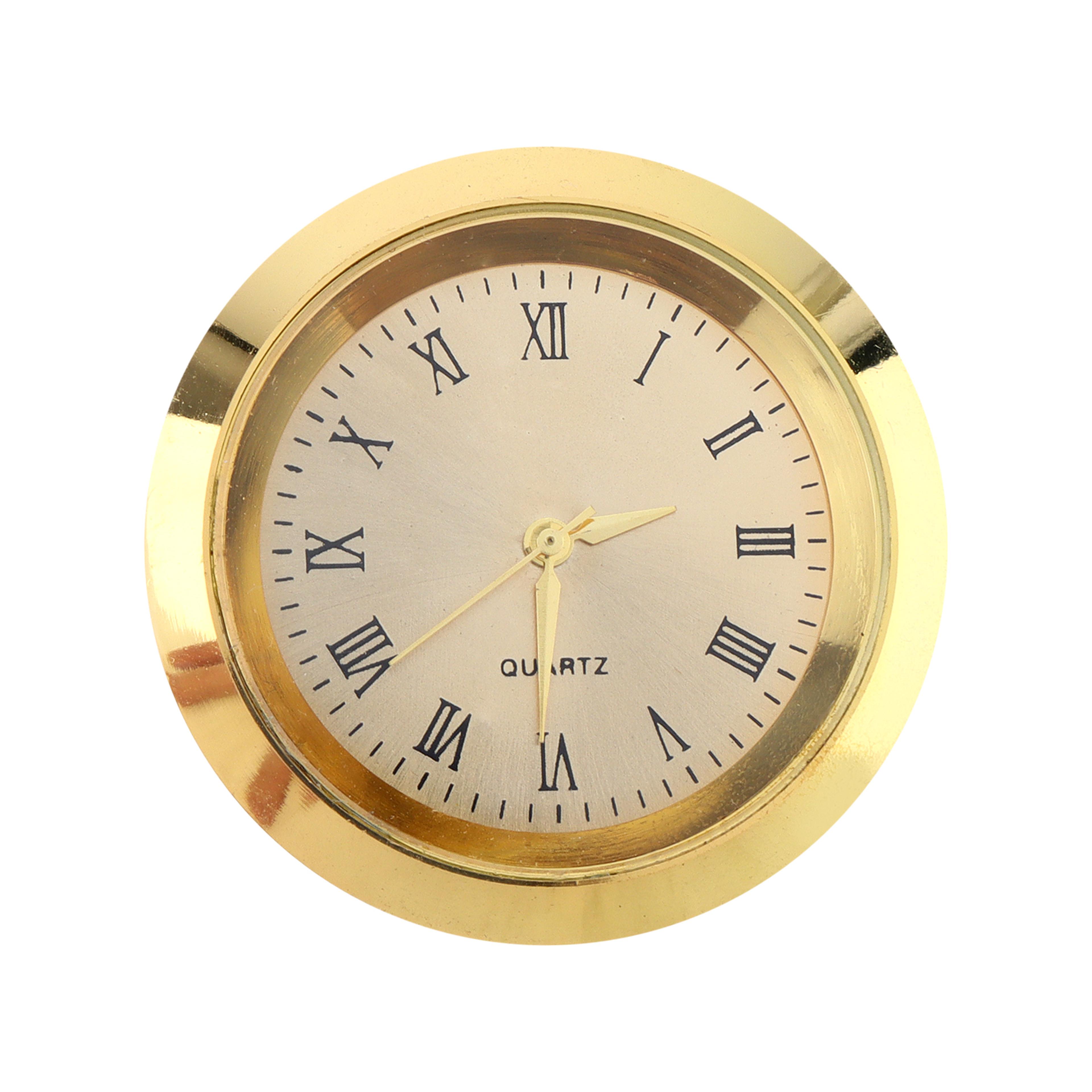 mini clock insert quartz clock with roman numerals for diy crafts & clock repairs